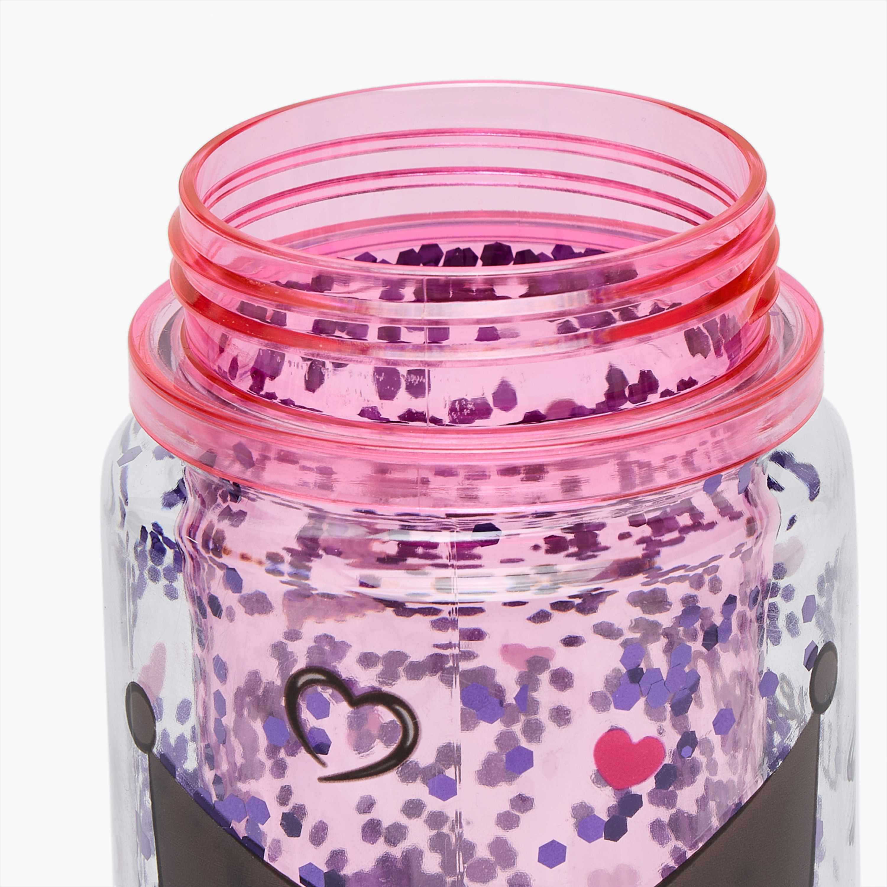 Sanrio Kuromi Print Water Bottle with Flip Spout and Handle - 330 ml-school-waterbottles-image-5
