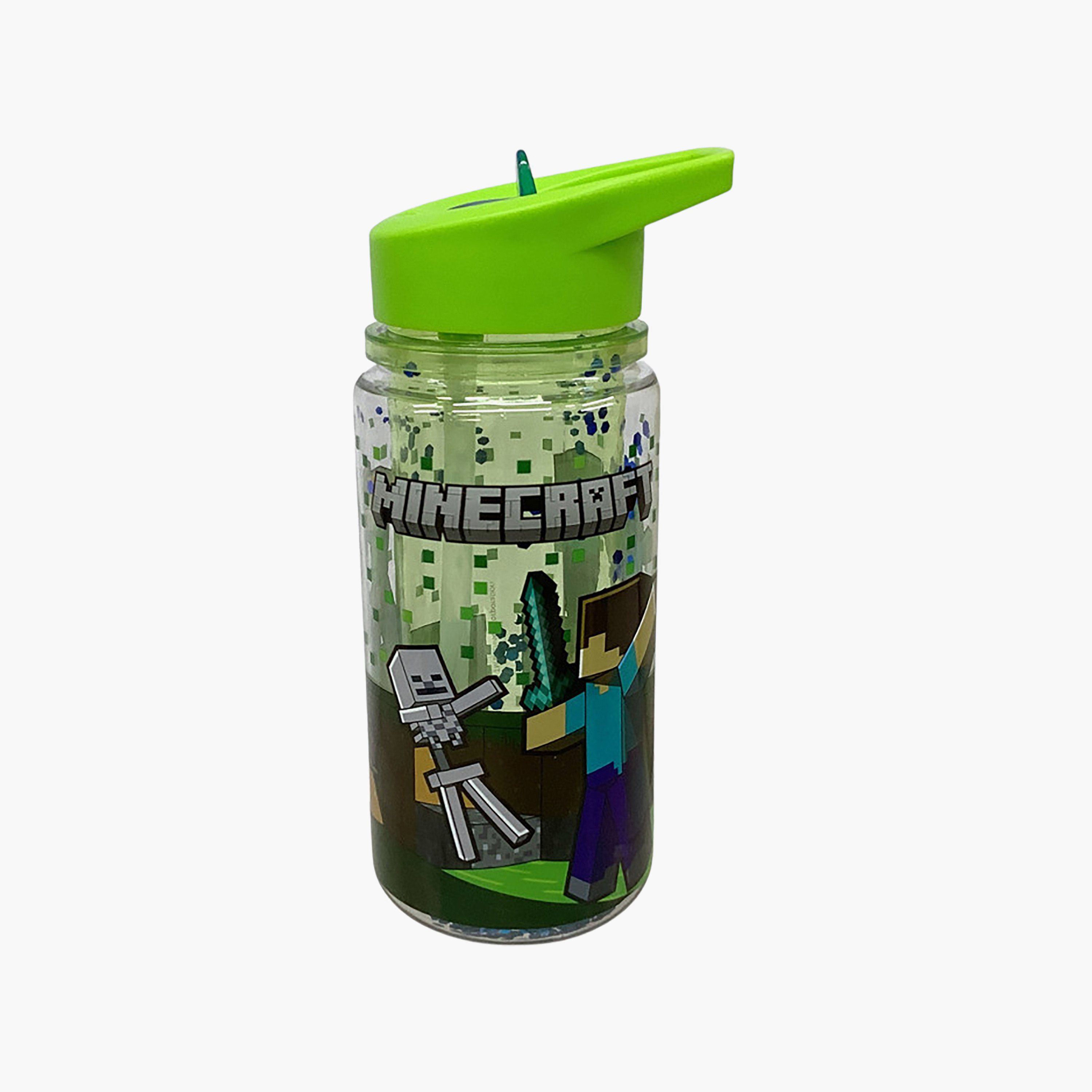 Minecraft Printed Water Bottle with Handle - 330 ml-school-waterbottles-image-1