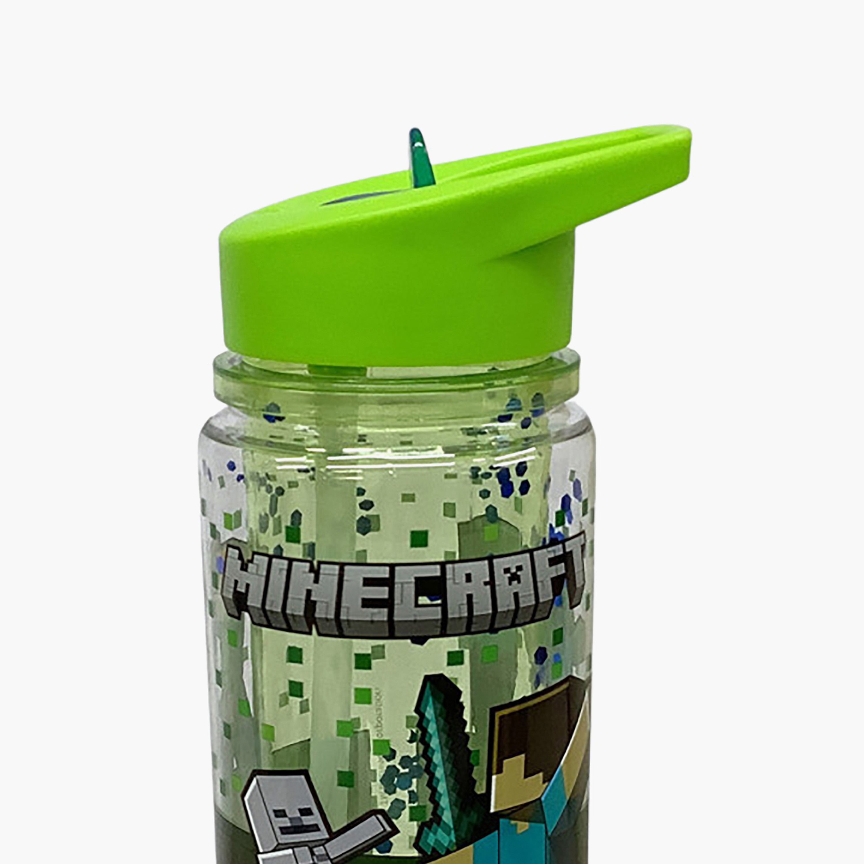 Minecraft Printed Water Bottle with Handle - 330 ml-school-waterbottles-image-3