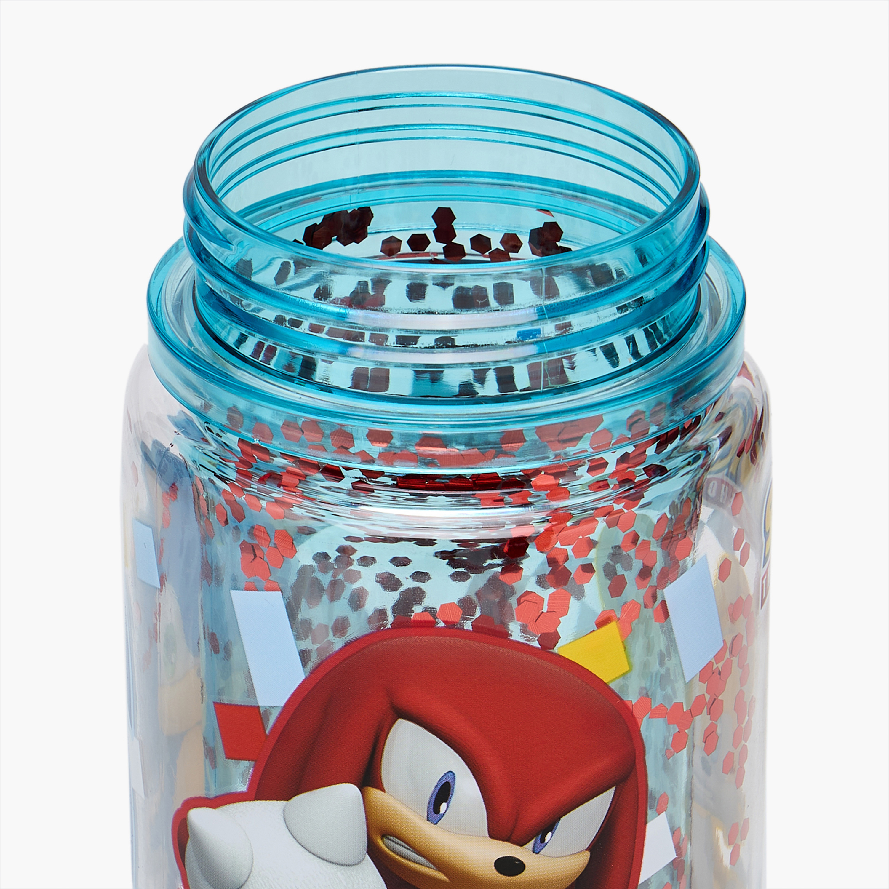 SEGA Sonic Print Water Bottle with Flip Spout and Handle - 330 ml-school-waterbottles-image-5