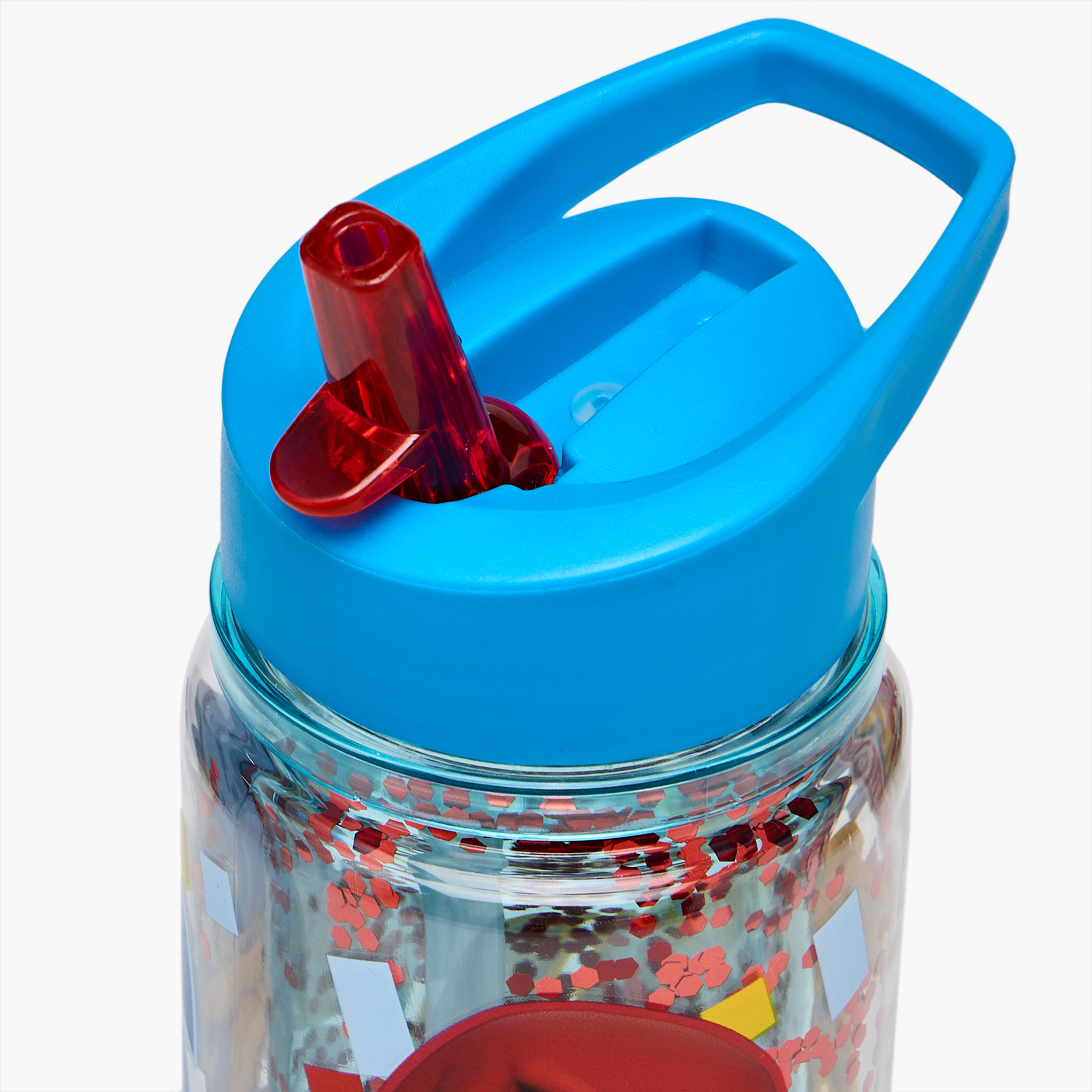 SEGA Sonic Print Water Bottle with Flip Spout and Handle - 330 ml-school-waterbottles-image-6