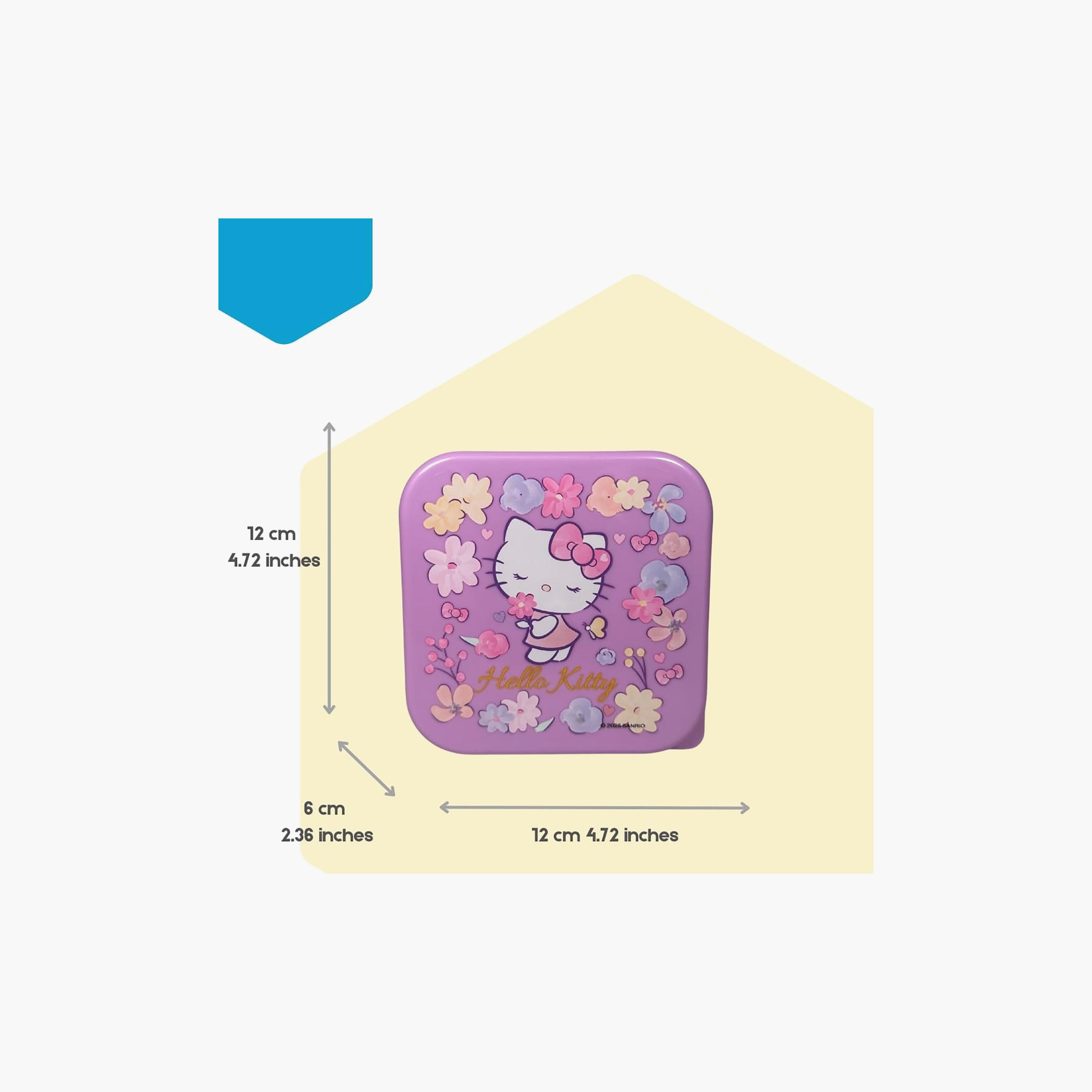Pack of 3 Sanrio Hello Kitty Print Lunch Box for Girls with Lid-school-waterbottles-image-5