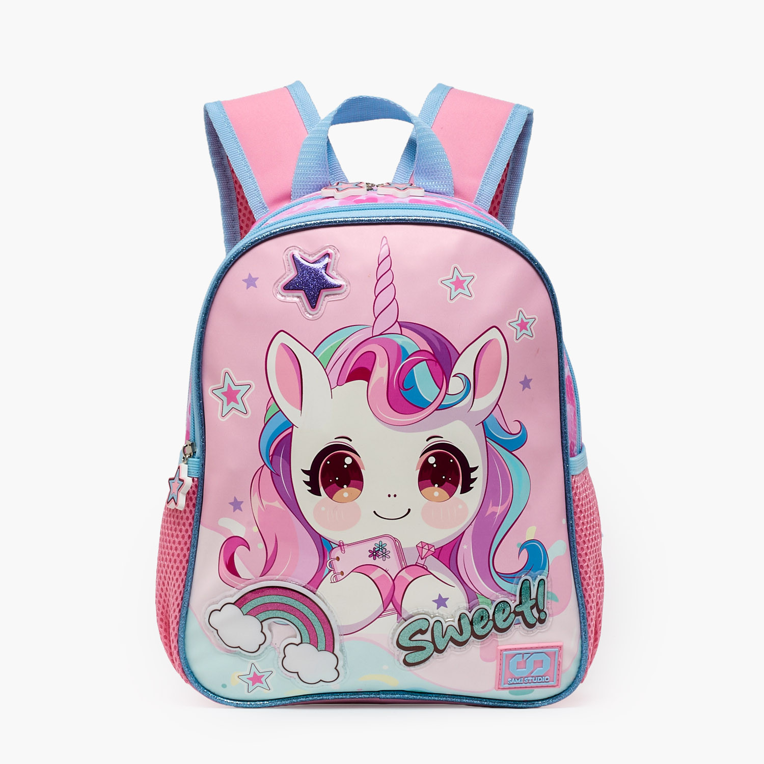 SAMI STUDIO Printed 3-Piece School Backpack Set for Girls 2-5 Years with Lunch Bag - 12 inches-school-bagsandbackpacks-backpacks-image-3