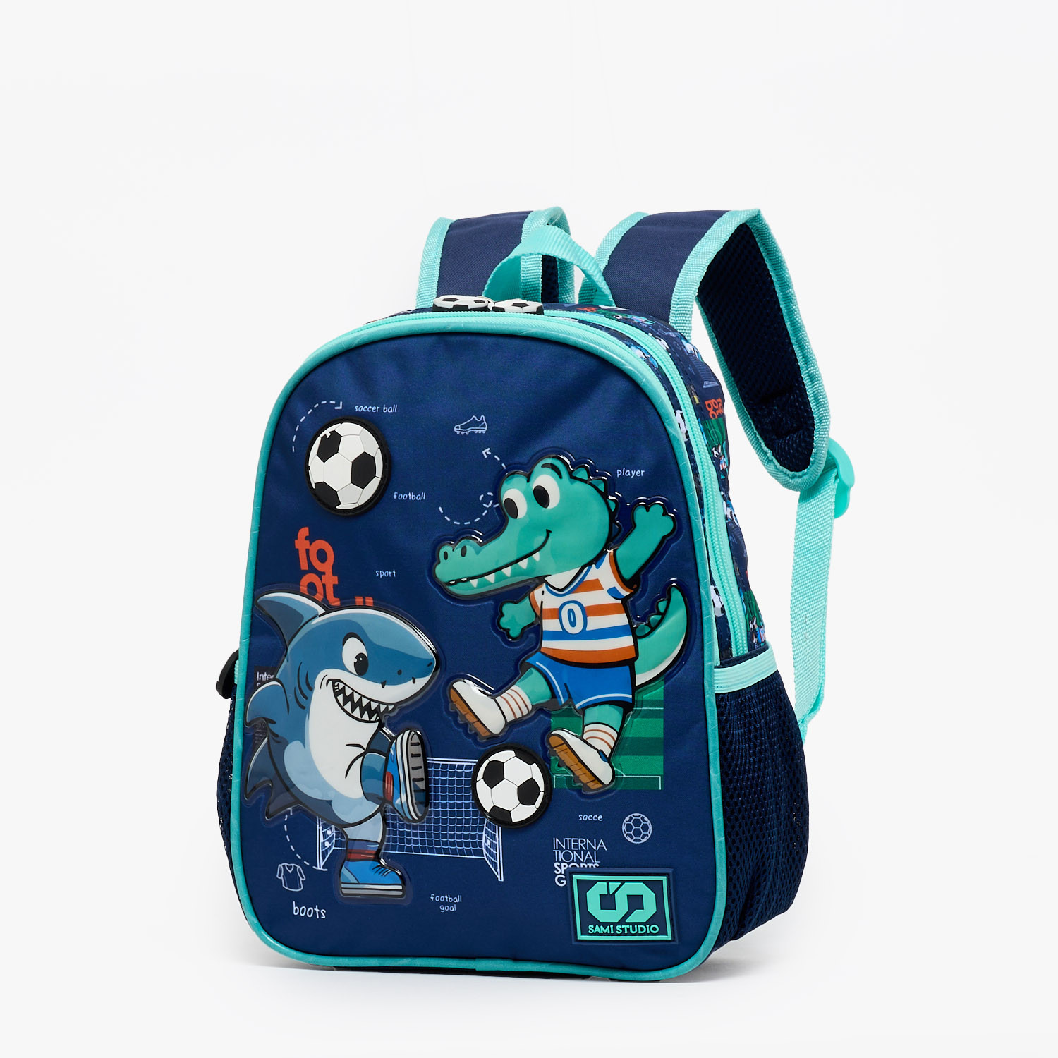 SAMI STUDIO Printed 3-Piece School Backpack Set for Boys 2-5 Years with Lunch Bag - 12 inches-school-bagsandbackpacks-backpacks-image-6