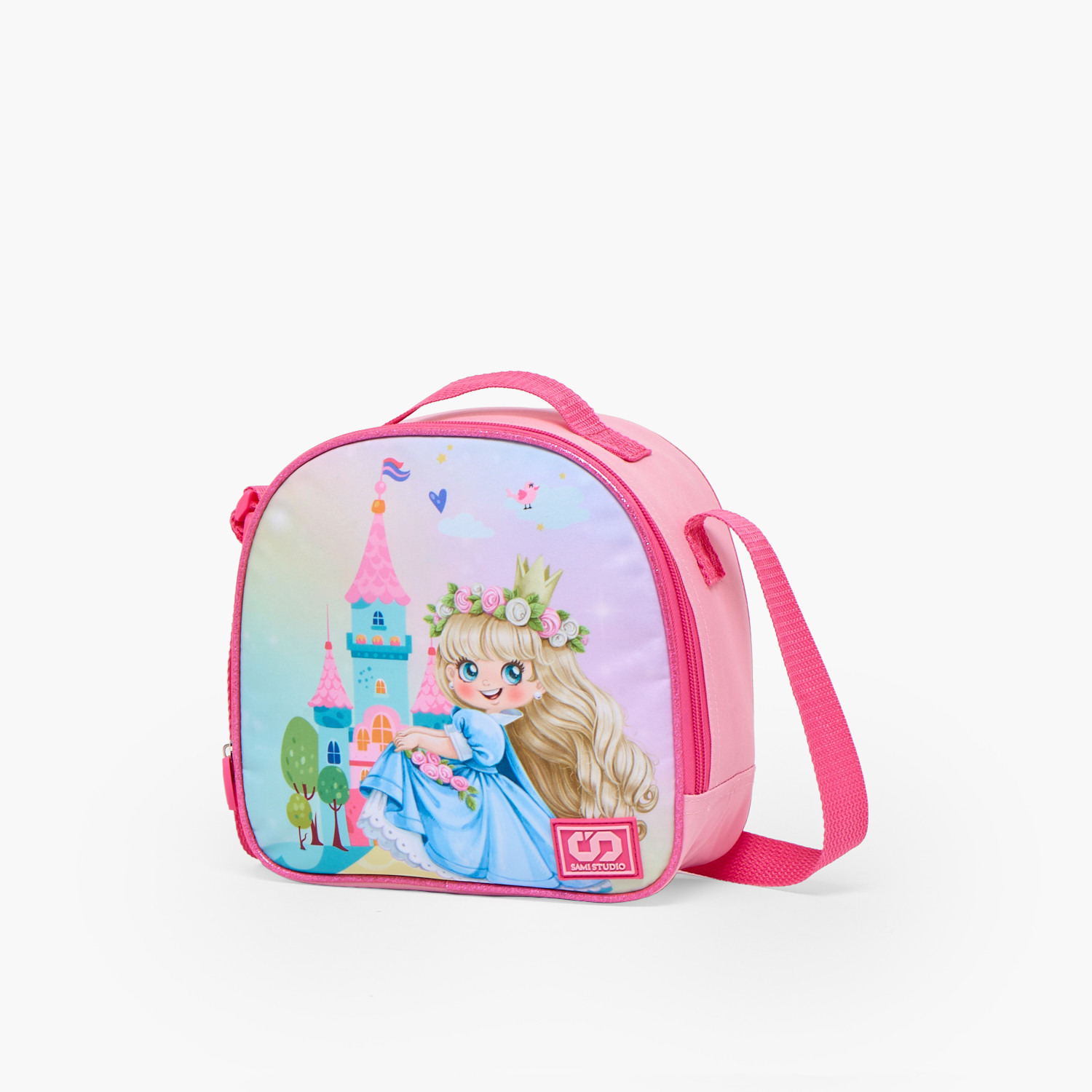 SAMI STUDIO Princess 3-Piece School Trolley Bag Set for Girl 2-5 Years with Lunch Bag - 12 inches-school-bagsandbackpacks-trolleybags-image-6