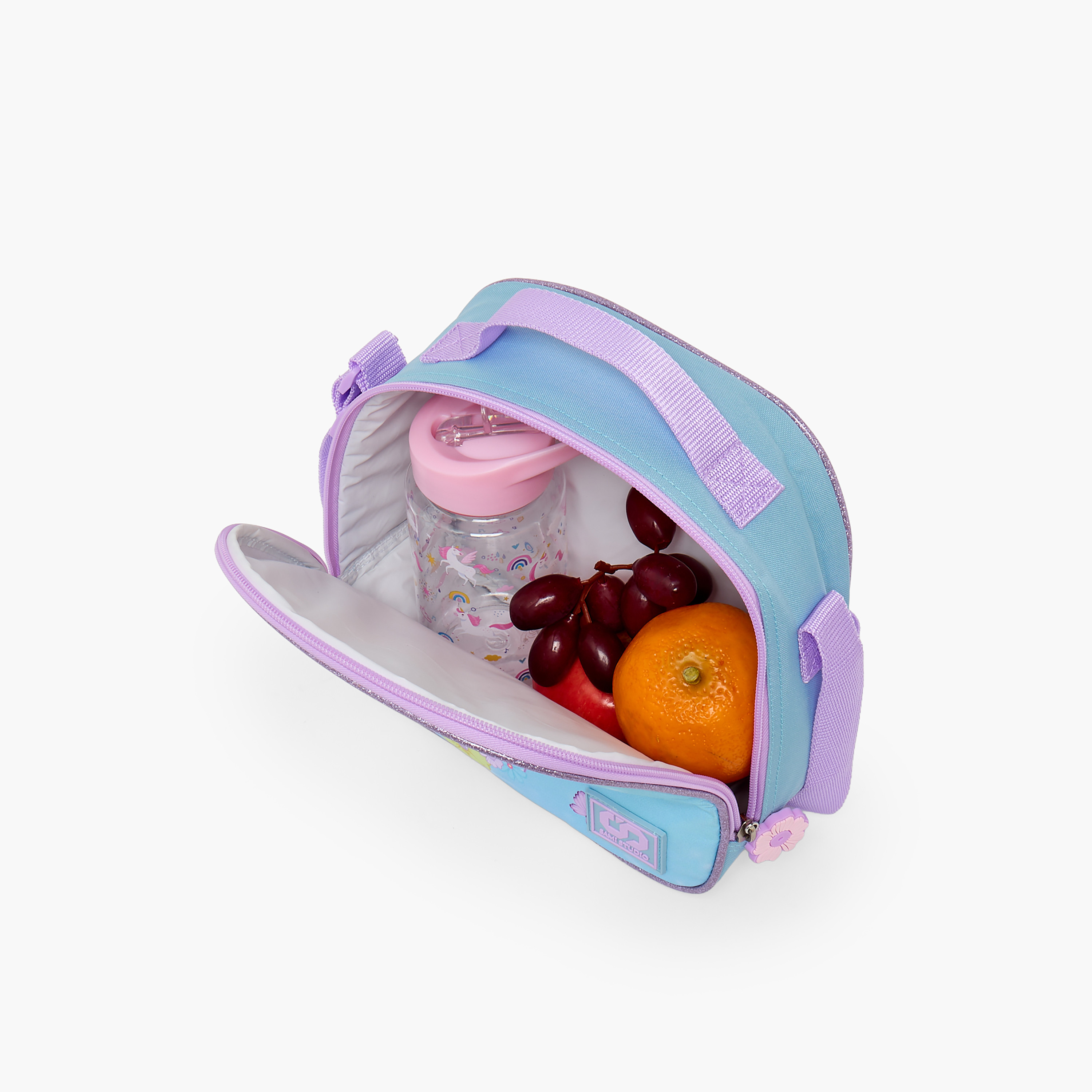 SAMI STUDIO Cat Print 3-Piece School Trolley Bag Set for Girls 2-5 Years with Lunch Bag - 12 inches-school-bagsandbackpacks-trolleybags-image-15