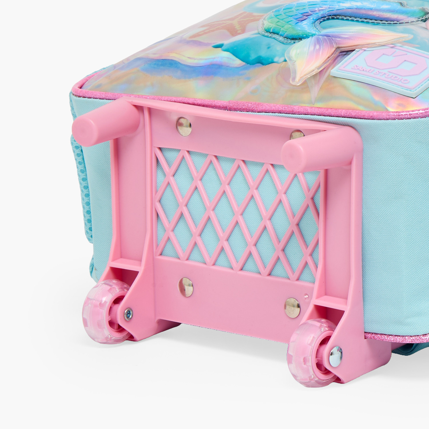SAMI STUDIO Mermaid 3-Piece School Trolley Bag Set for Girls 2-5 Years with Lunch Bag - 12 inches-school-bagsandbackpacks-trolleybags-image-13
