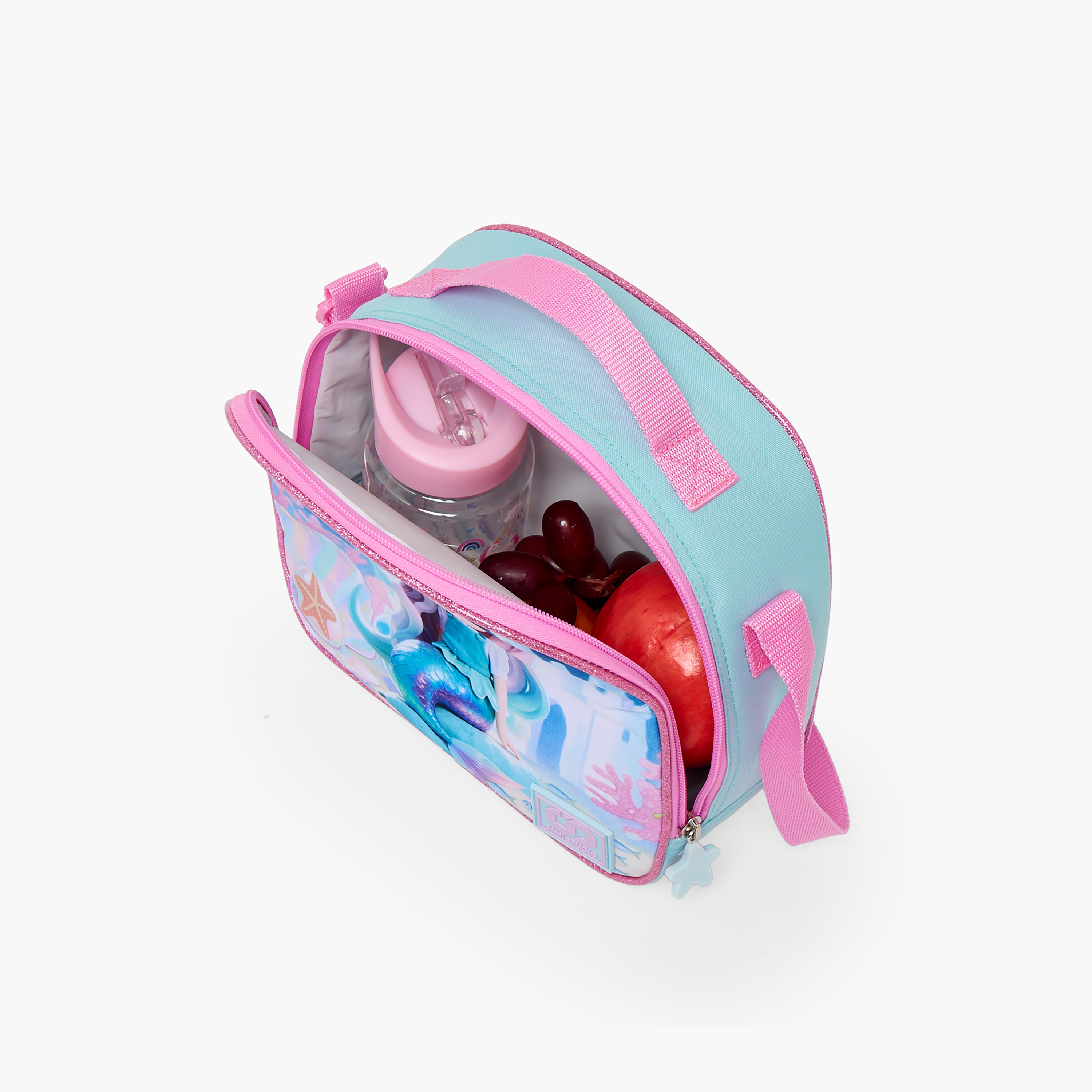 SAMI STUDIO Mermaid 3-Piece School Trolley Bag Set for Girls 2-5 Years with Lunch Bag - 12 inches-school-bagsandbackpacks-trolleybags-image-15
