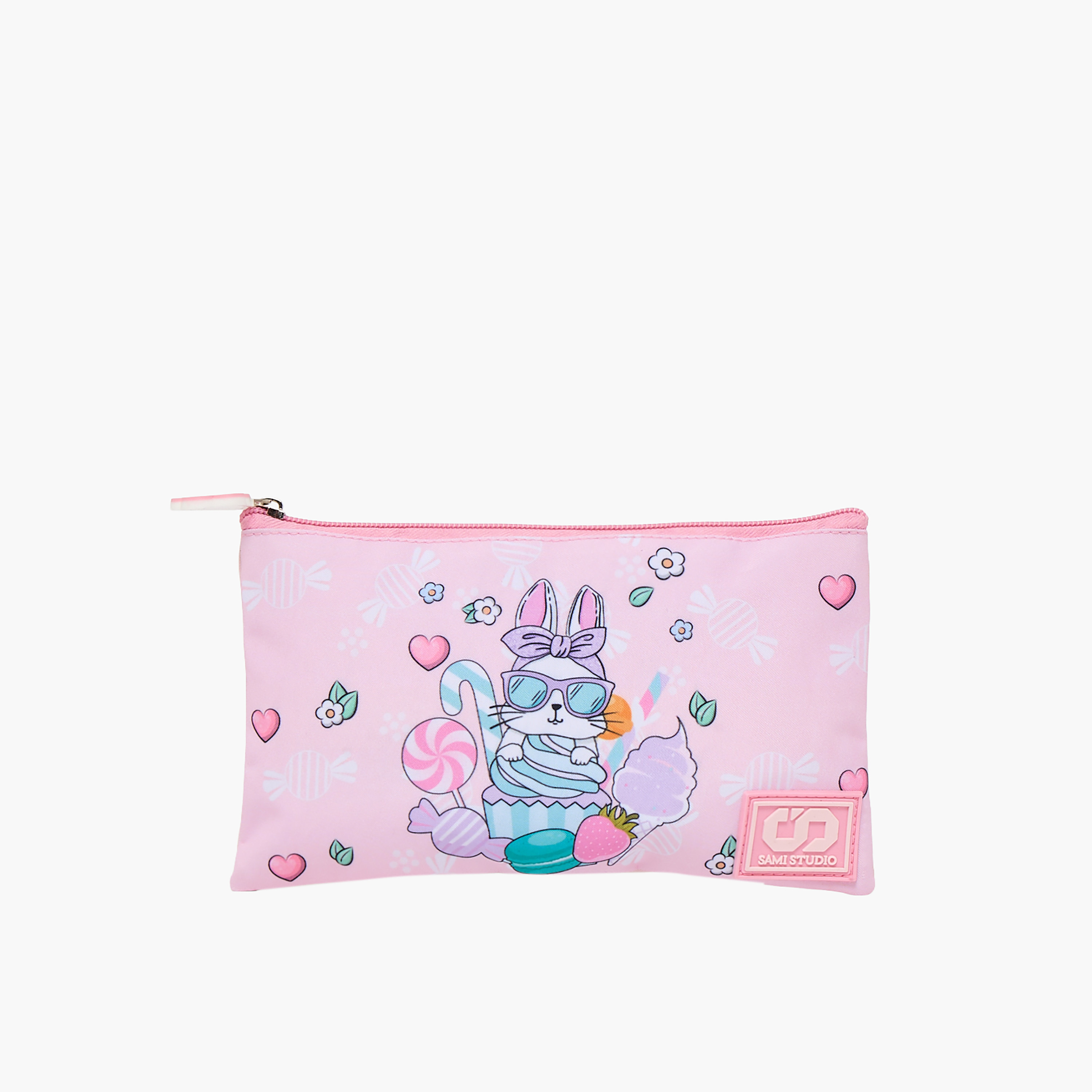 SAMI STUDIO Rabbit 3-Piece School Trolley Bag Set for Girls 2-5 Years with Lunch Bag - 12 inches-school-bagsandbackpacks-trolleybags-image-16