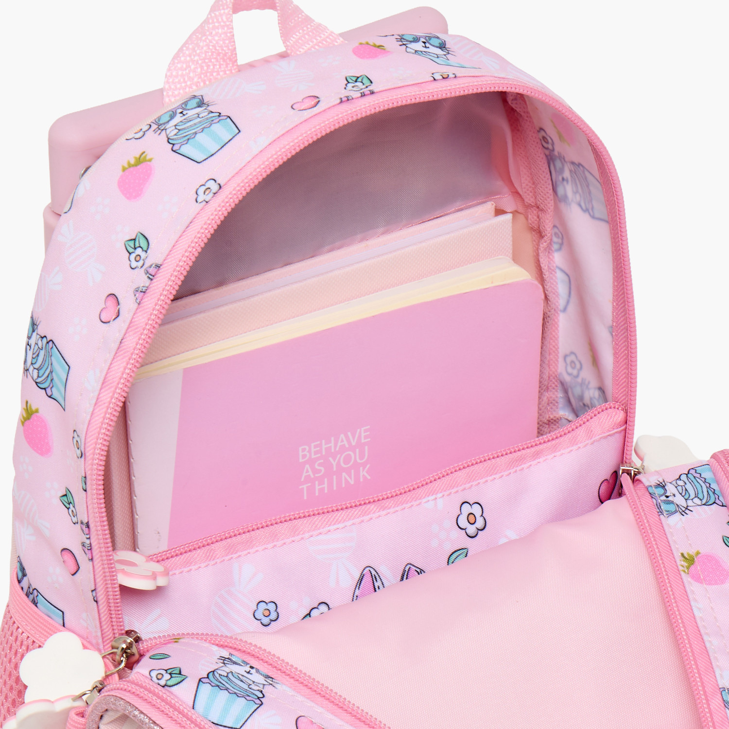 SAMI STUDIO Rabbit 3-Piece School Trolley Bag Set for Girls 2-5 Years with Lunch Bag - 12 inches-school-bagsandbackpacks-trolleybags-image-7