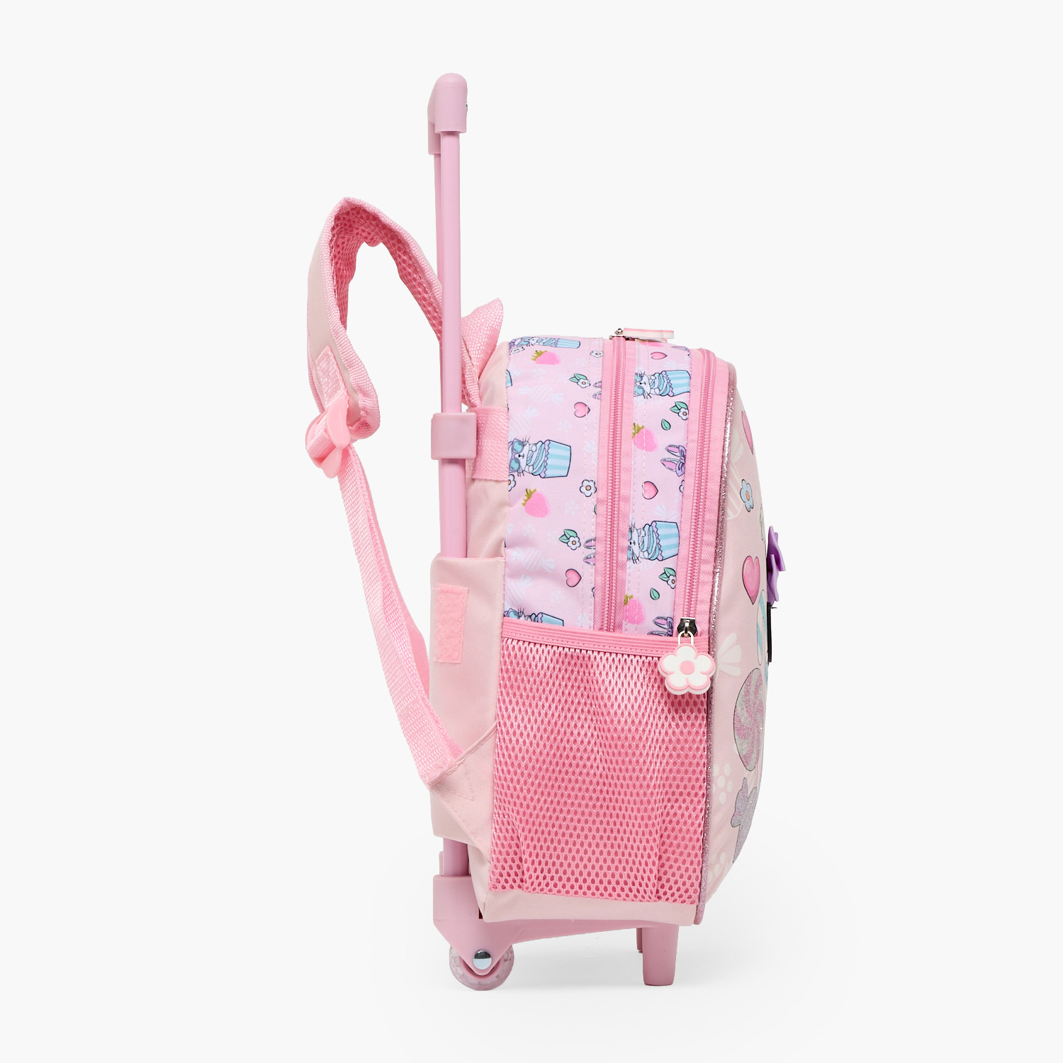 SAMI STUDIO Rabbit 3-Piece School Trolley Bag Set for Girls 2-5 Years with Lunch Bag - 12 inches-school-bagsandbackpacks-trolleybags-image-9