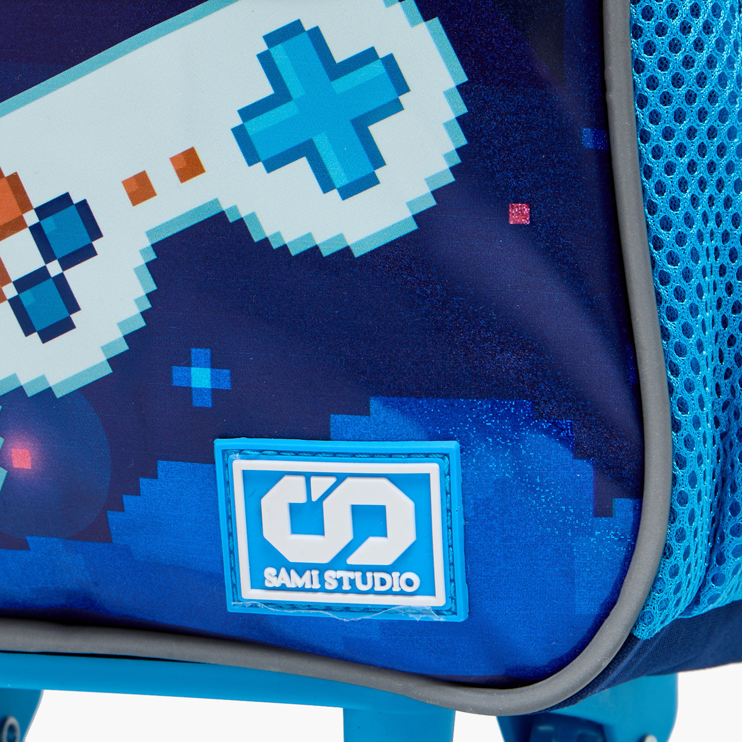 SAMI STUDIO Game Print 3-Piece School Trolley Bag Set for Boys 2-5 Years with Lunch Bag - 12 inches-school-bagsandbackpacks-trolleybags-image-5