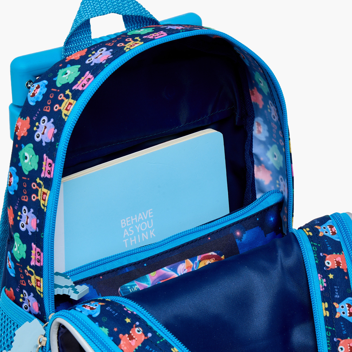 SAMI STUDIO Game Print 3-Piece School Trolley Bag Set for Boys 2-5 Years with Lunch Bag - 12 inches-school-bagsandbackpacks-trolleybags-image-7