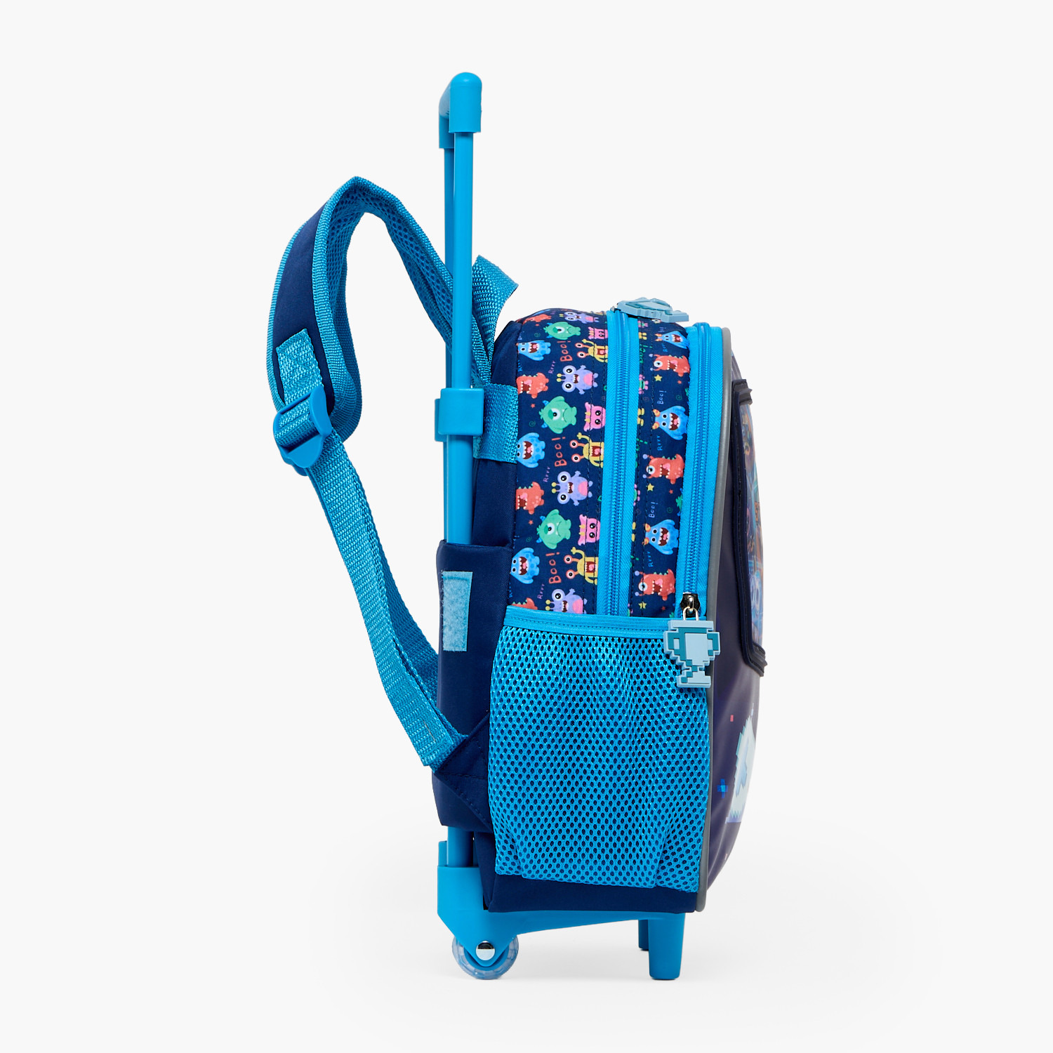 SAMI STUDIO Game Print 3-Piece School Trolley Bag Set for Boys 2-5 Years with Lunch Bag - 12 inches-school-bagsandbackpacks-trolleybags-image-9