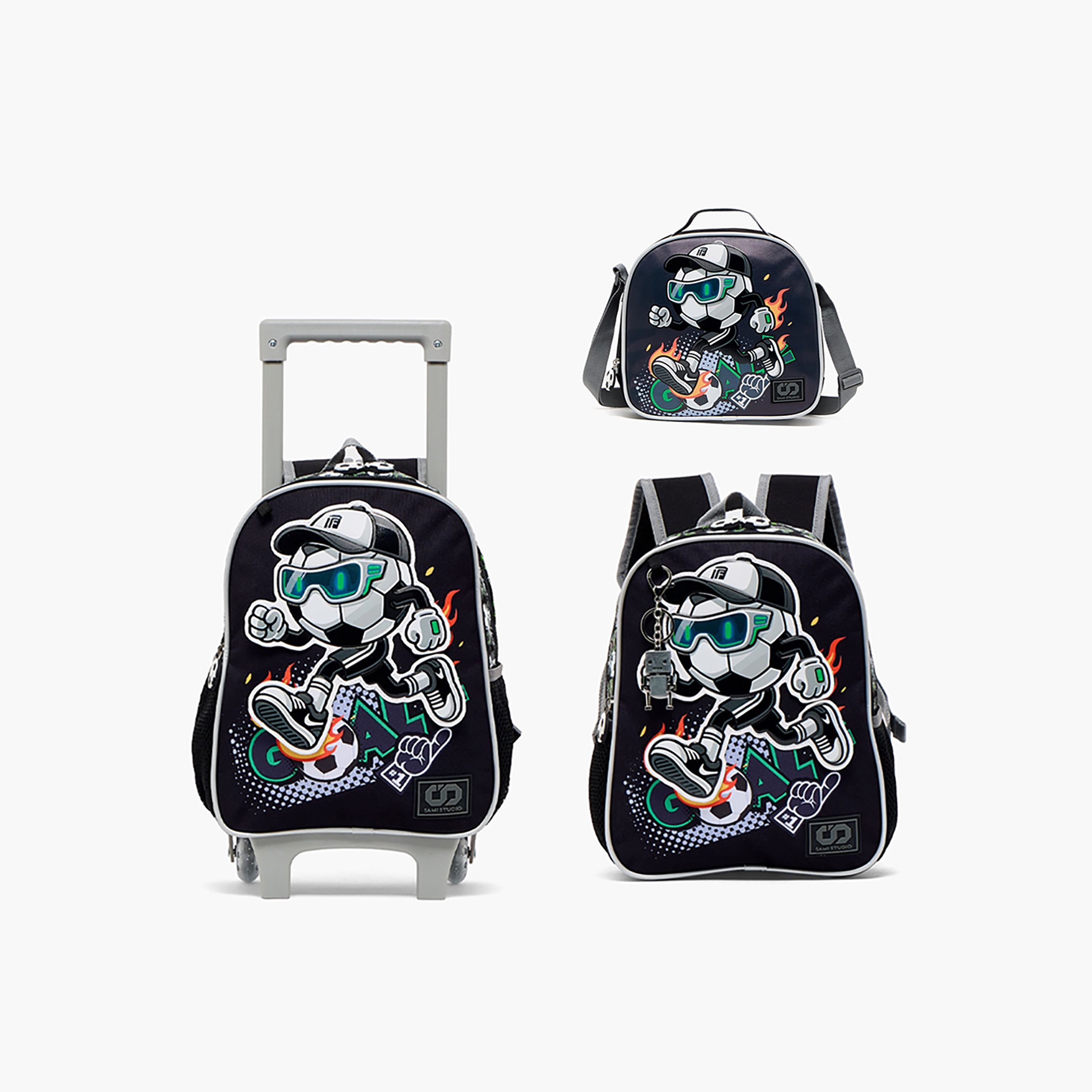 SAMI STUDIO Trolley Bag for Boys 5-8 Years with Adjustable Shoulder Straps - 12 inches-school-bagsandbackpacks-trolleybags-image-12
