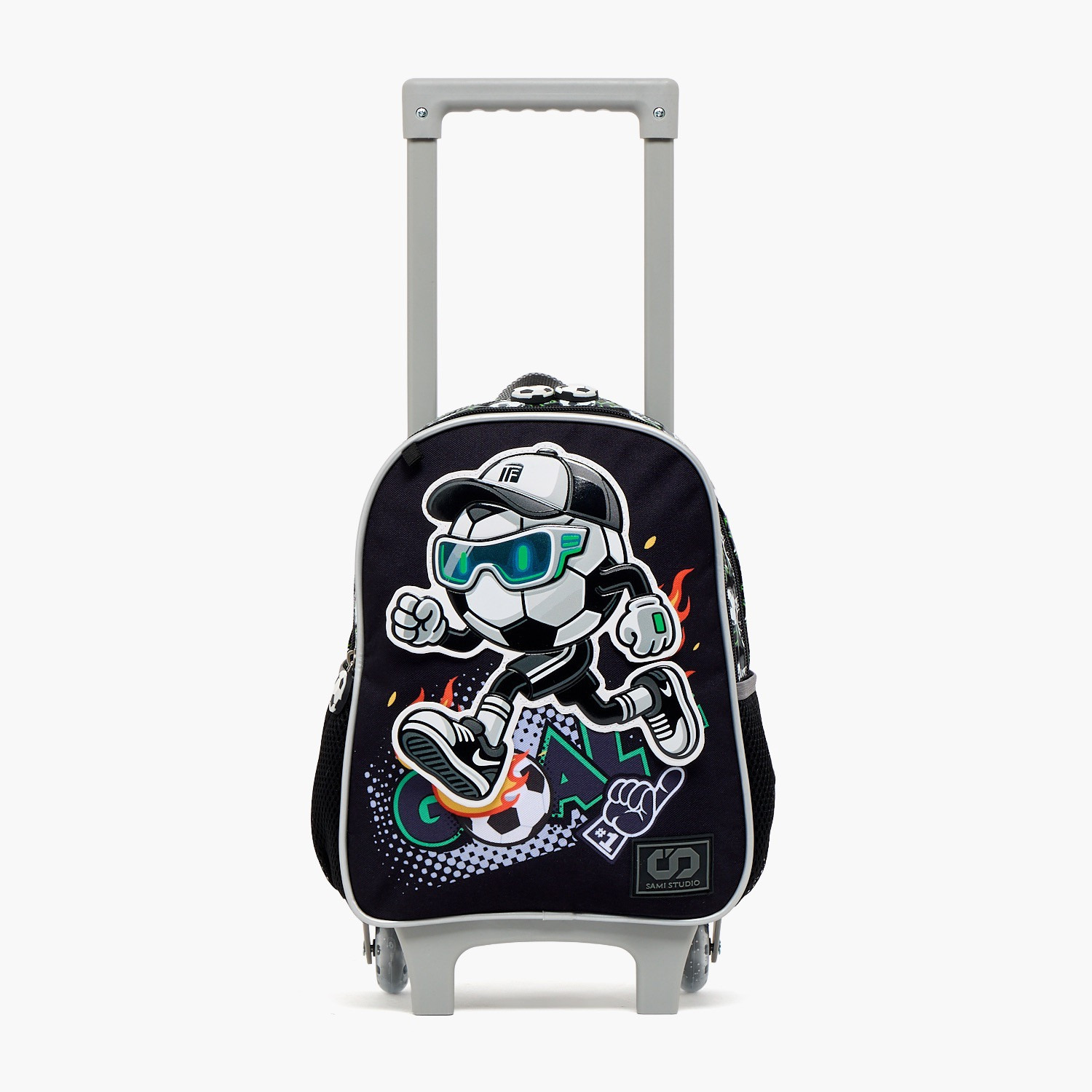 SAMI STUDIO Trolley Bag for Boys 5-8 Years with Adjustable Shoulder Straps - 12 inches-school-bagsandbackpacks-trolleybags-image-3
