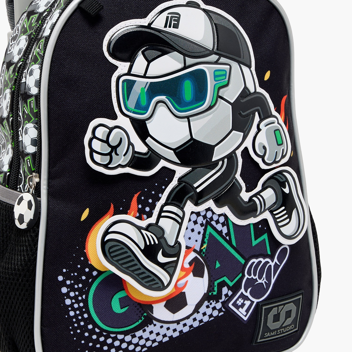 SAMI STUDIO Trolley Bag for Boys 5-8 Years with Adjustable Shoulder Straps - 12 inches-school-bagsandbackpacks-trolleybags-image-4