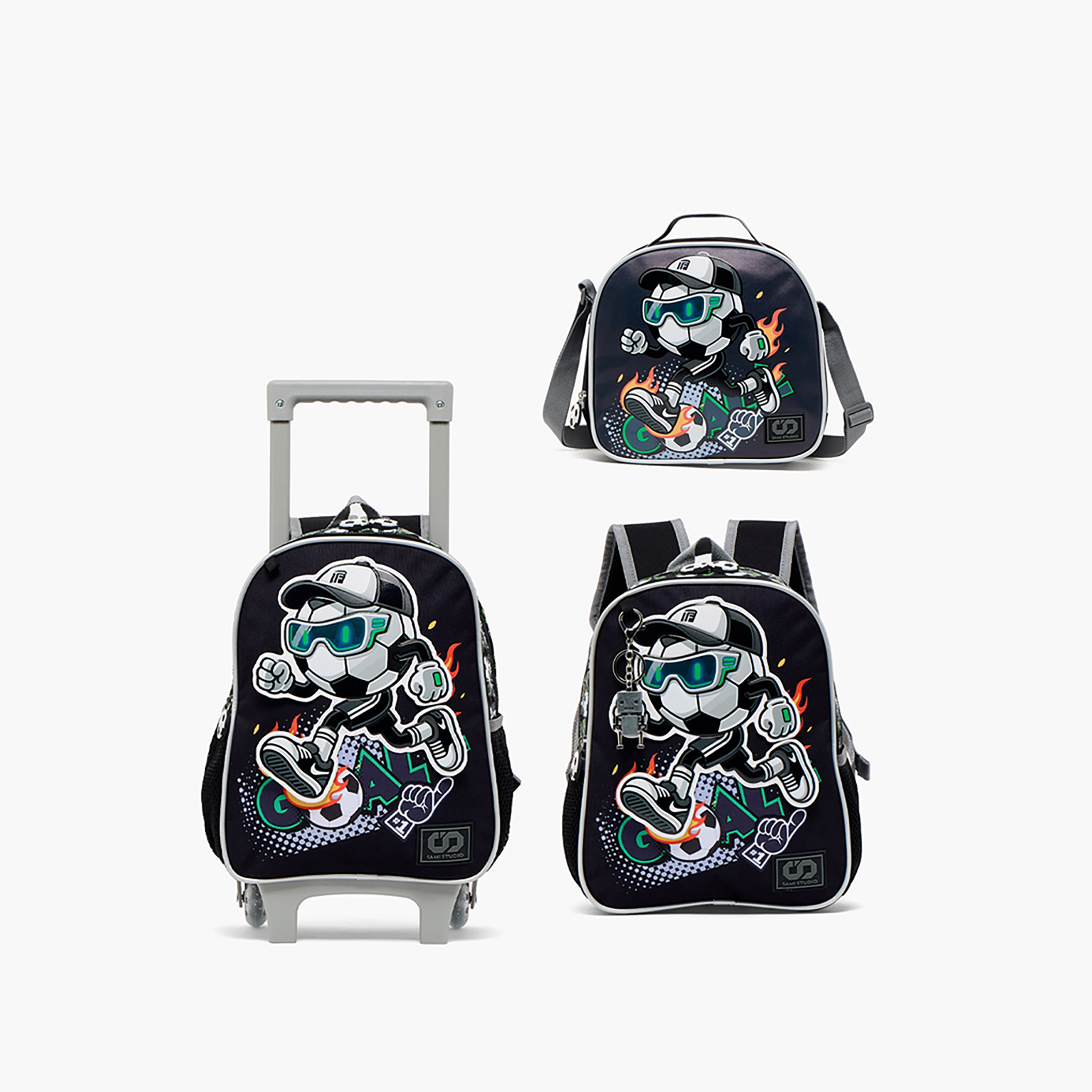 SAMI STUDIO Football Print Lunch Bag for Boys 8-13 Years with Insulation-school-lunchessentials-lunchbags-image-10