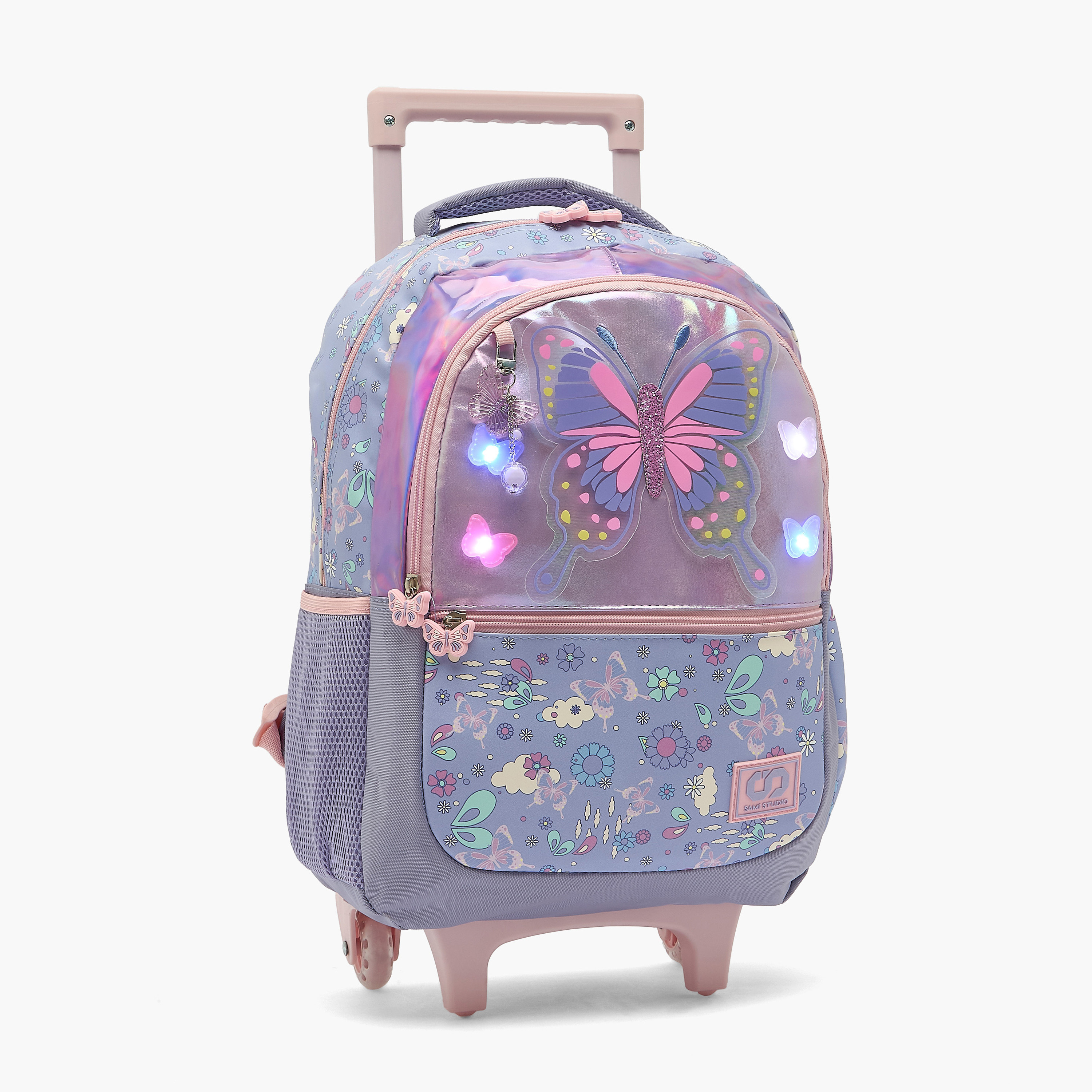 MARSHMALLOW Butterfly Print Backpack for 5-8 Years Girls with Padded Strap-school-bagsandbackpacks-trolleybags-image-12