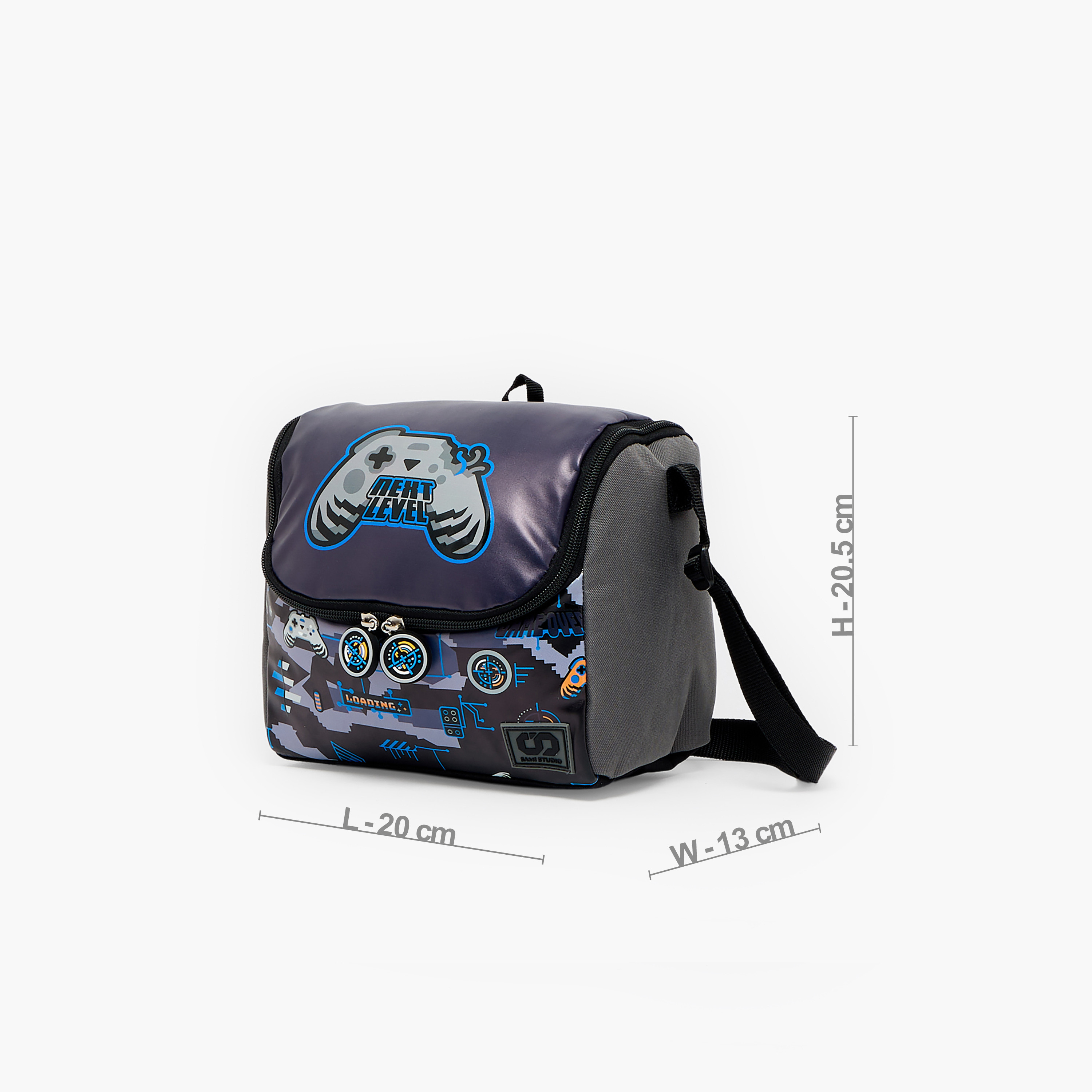 شنطة غداء عازلة للحرارة للأولاد سن 5-8 سنوات بطبعات من سامي ستوديو-school-lunchessentials-lunchbags-image-8
