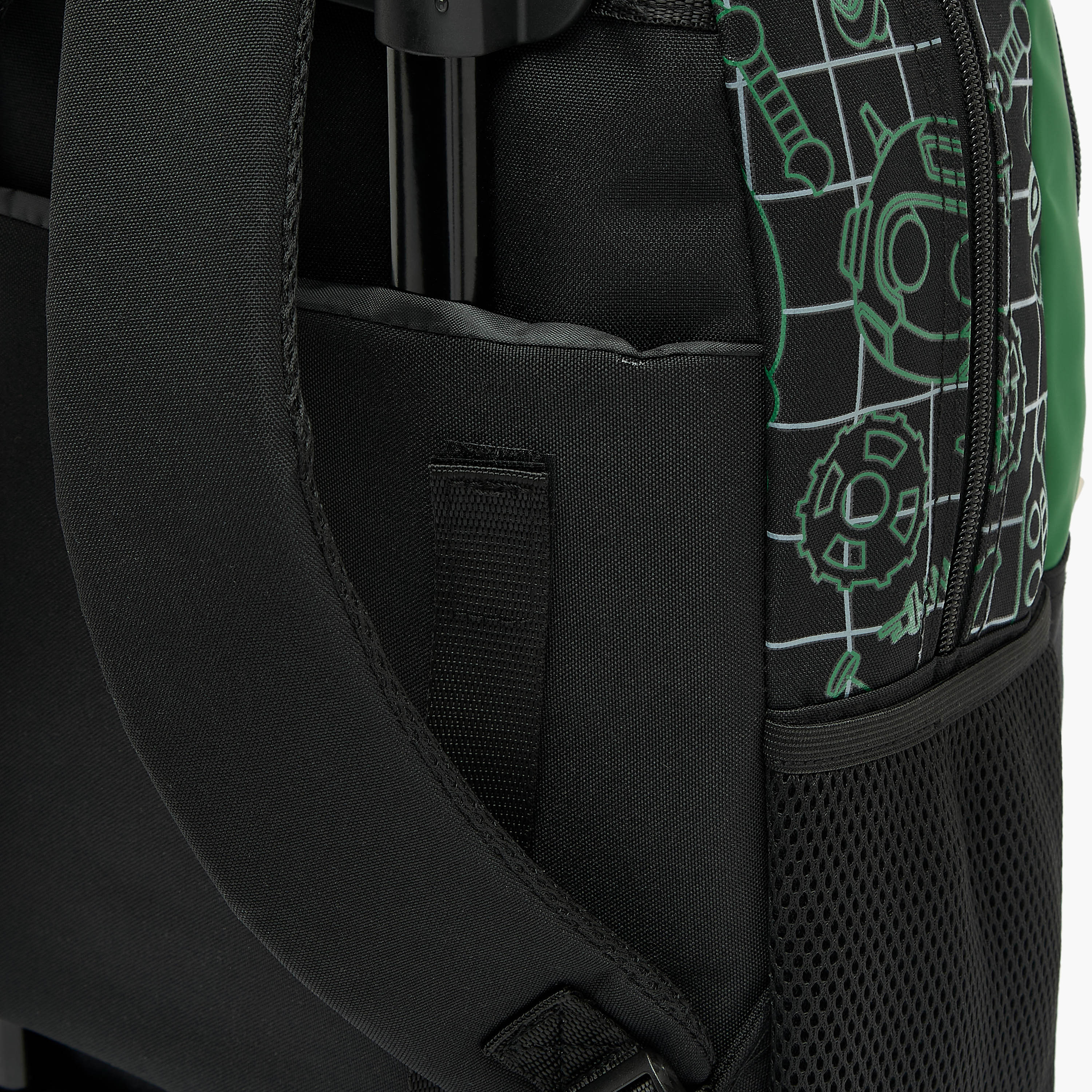 SAMI STUDIO Robot Print Backpack for 5-8 Years Boys with keychain-school-bagsandbackpacks-trolleybags-image-10