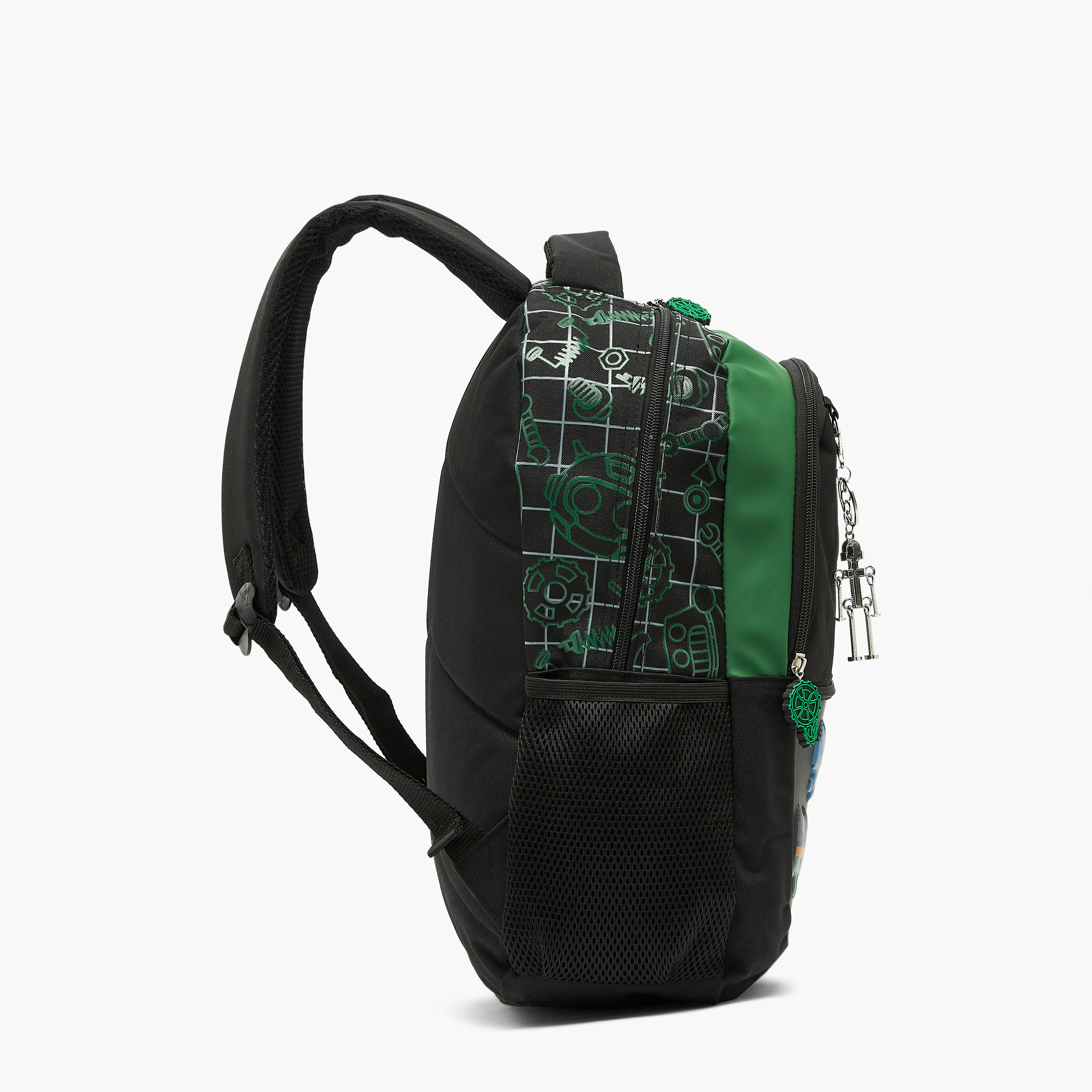 SAMI STUDIO Graphic Print Backpack for Boys 8-13 Years with Keyring Accent - 17 inches-school-bagsandbackpacks-backpacks-image-8