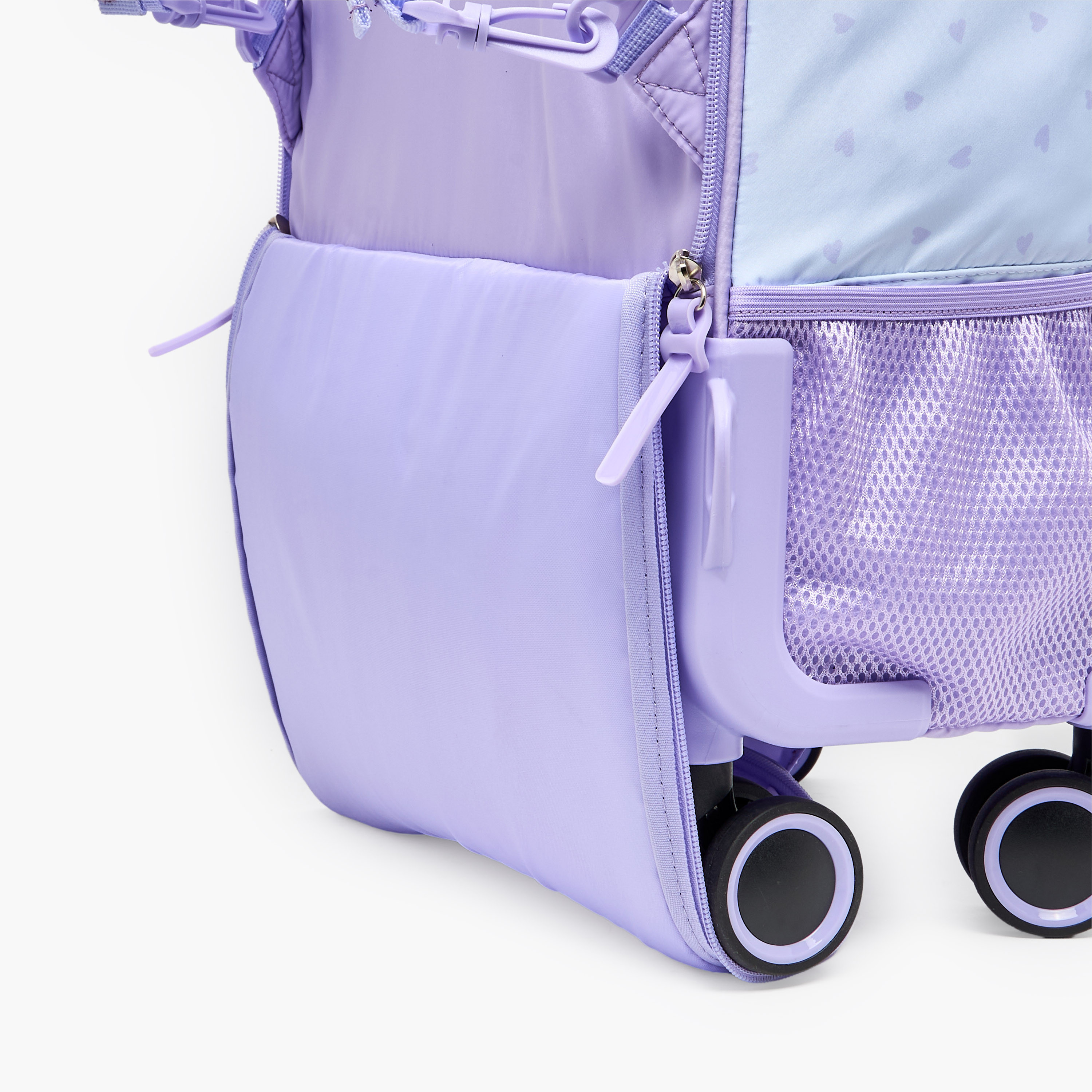 شنطة ترولي بمقبض قابل للسحب وطبعات للبنات 8 - 13 سنة من سامي ستوديو - 18 بوصة-school-bagsandbackpacks-trolleybags-image-13