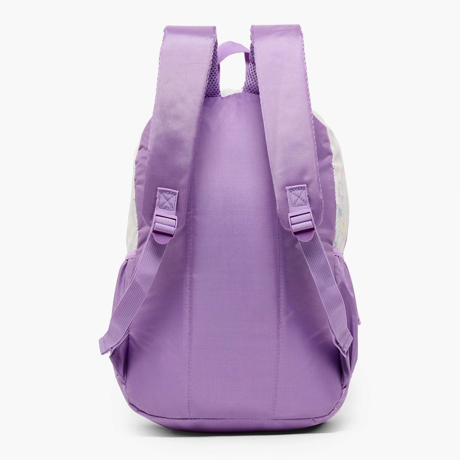 شنطة مدرسية بطبعات فراشات وحمالات كتف مبطنة للبنات 8-13 سنوات من سامي ستديو - 17 بوصة-school-bagsandbackpacks-backpacks-image-4