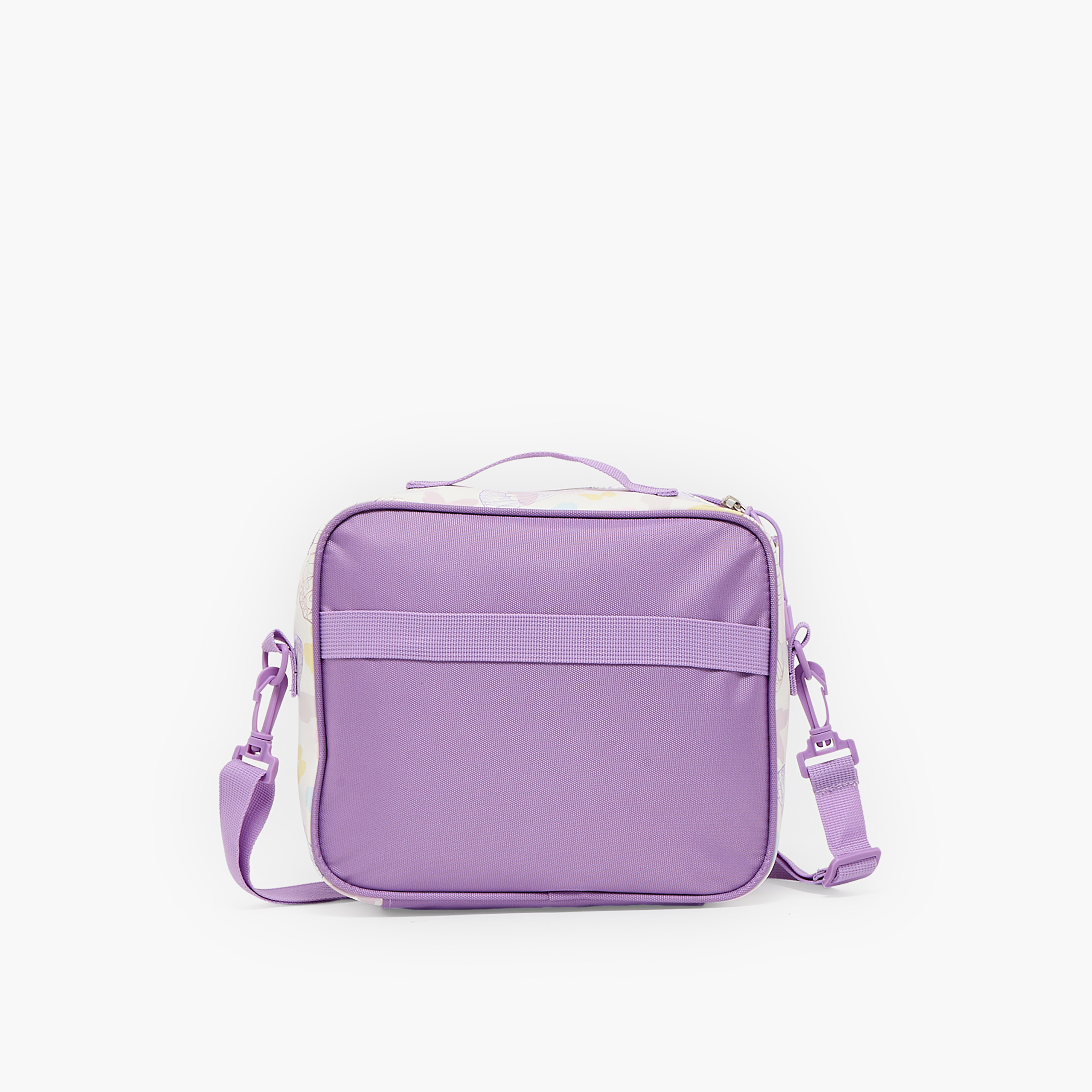 شنطة غداء بطبعات فراشة وحزام قابل للتعديل للبنات من 8 - 13 سنة من سامي ستوديو-school-lunchessentials-lunchbags-image-10