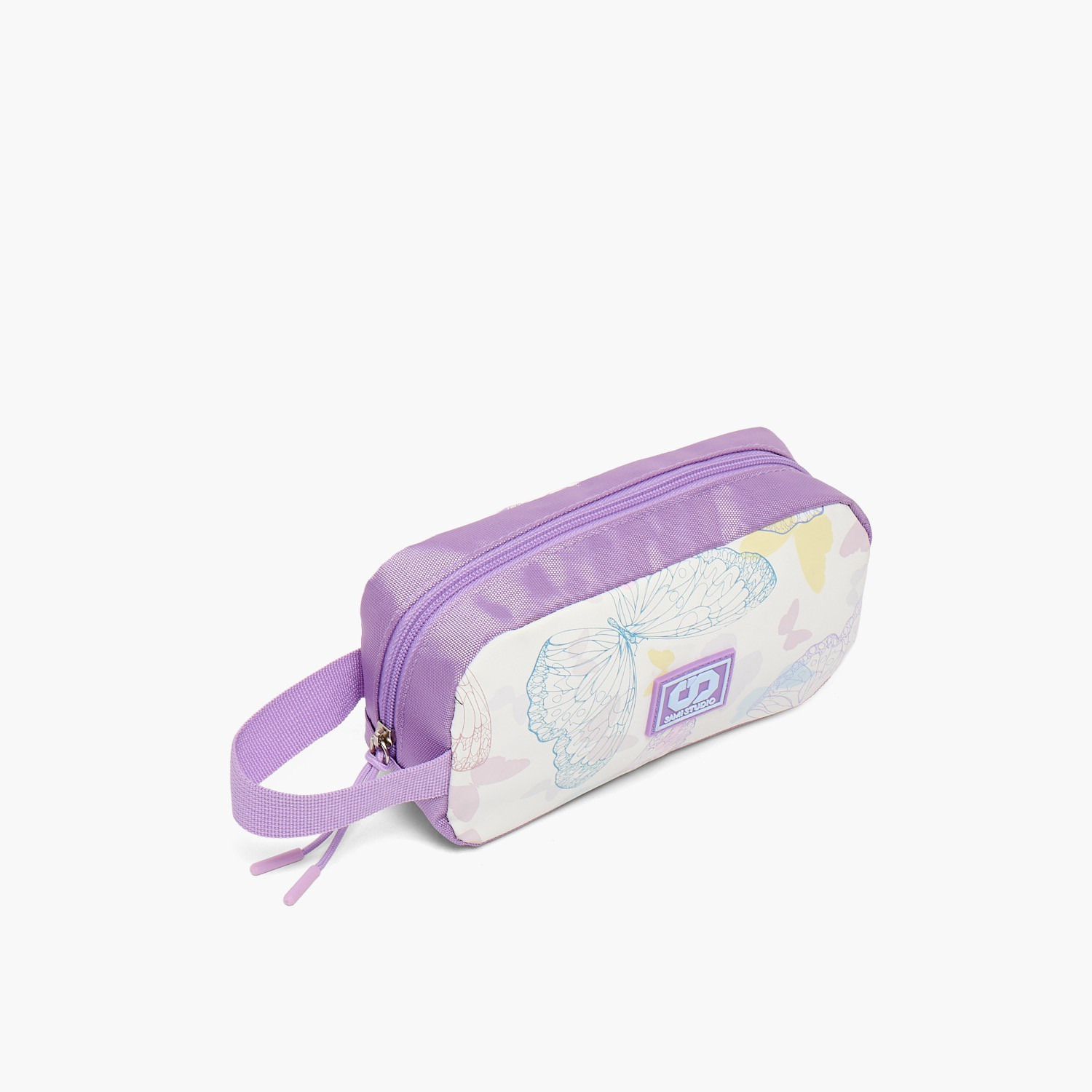 SAMI STUDIO Butterfly Print Pencil Pouch with Zip Closure-school-stationery-pencilcases-image-3
