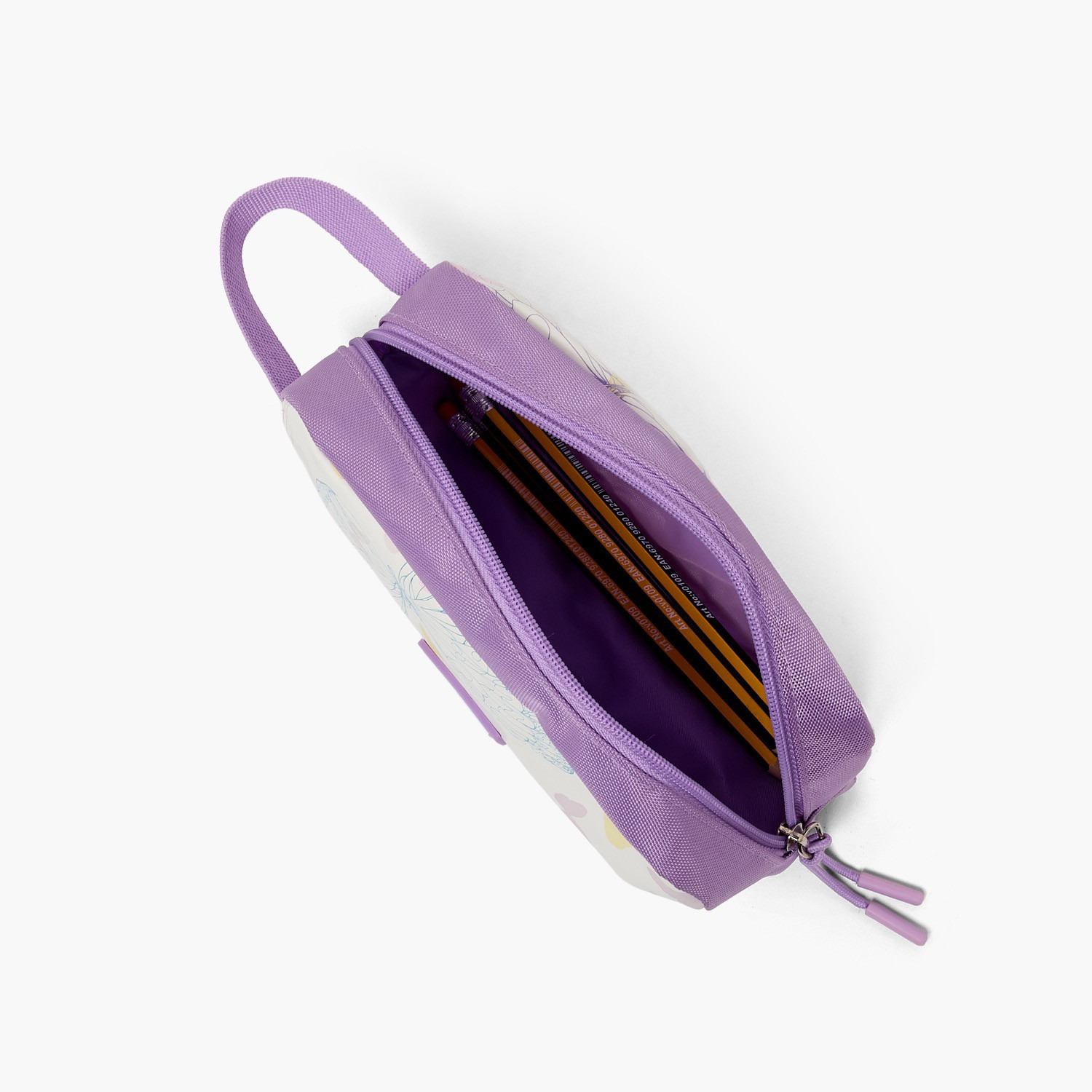 SAMI STUDIO Butterfly Print Pencil Pouch with Zip Closure-school-stationery-pencilcases-image-8