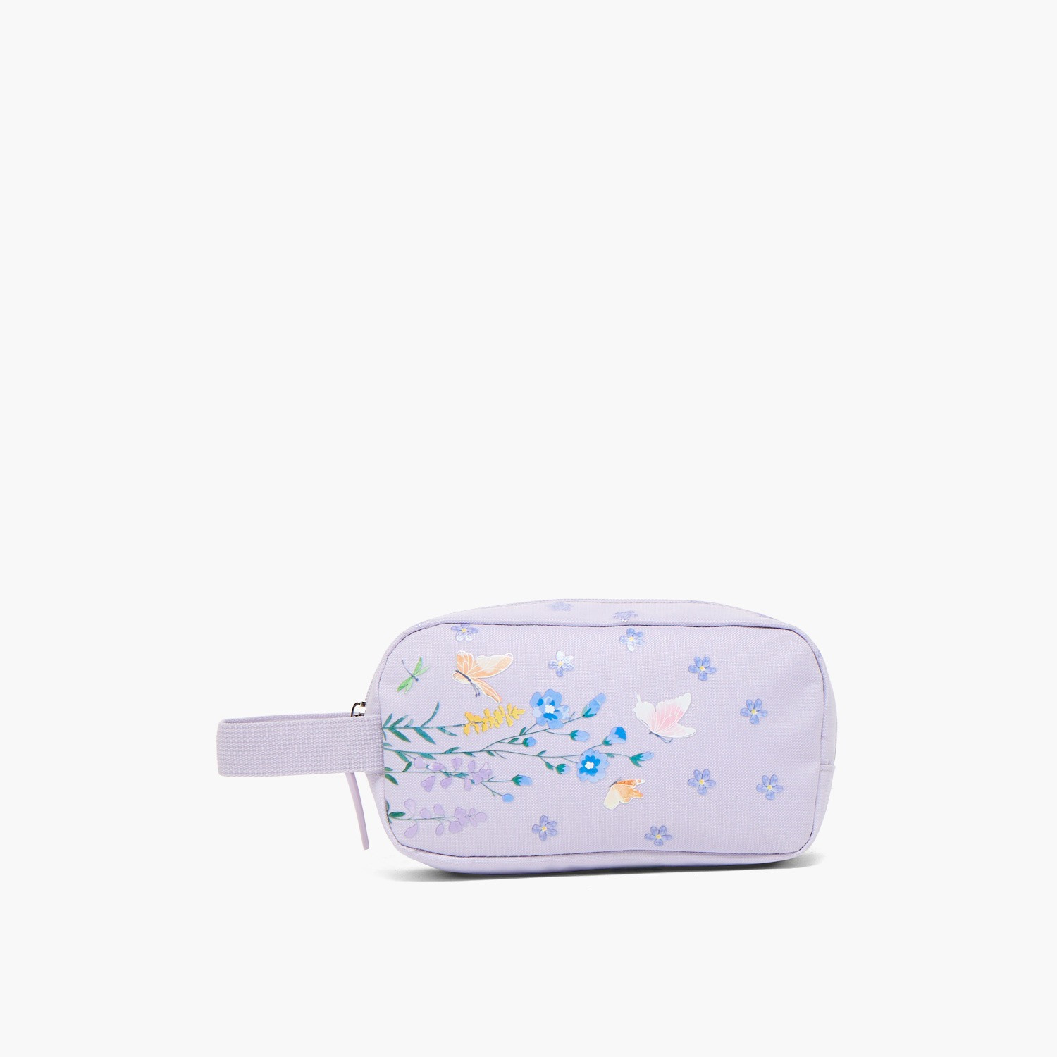 SAMI STUDIO Floral Print Pencil Pouch with Zip Closure-school-stationery-pencilcases-image-1
