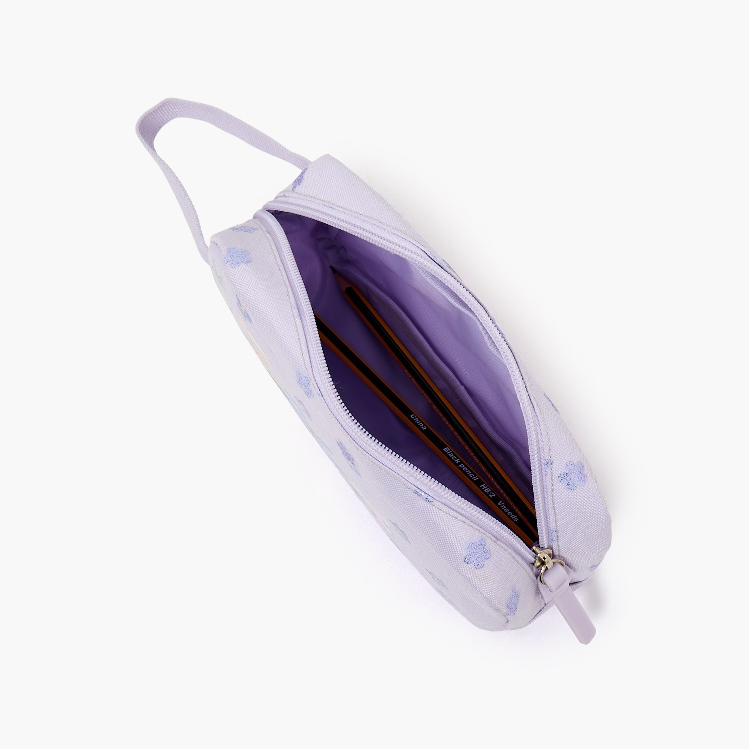 SAMI STUDIO Floral Print Pencil Pouch with Zip Closure-school-stationery-pencilcases-image-7