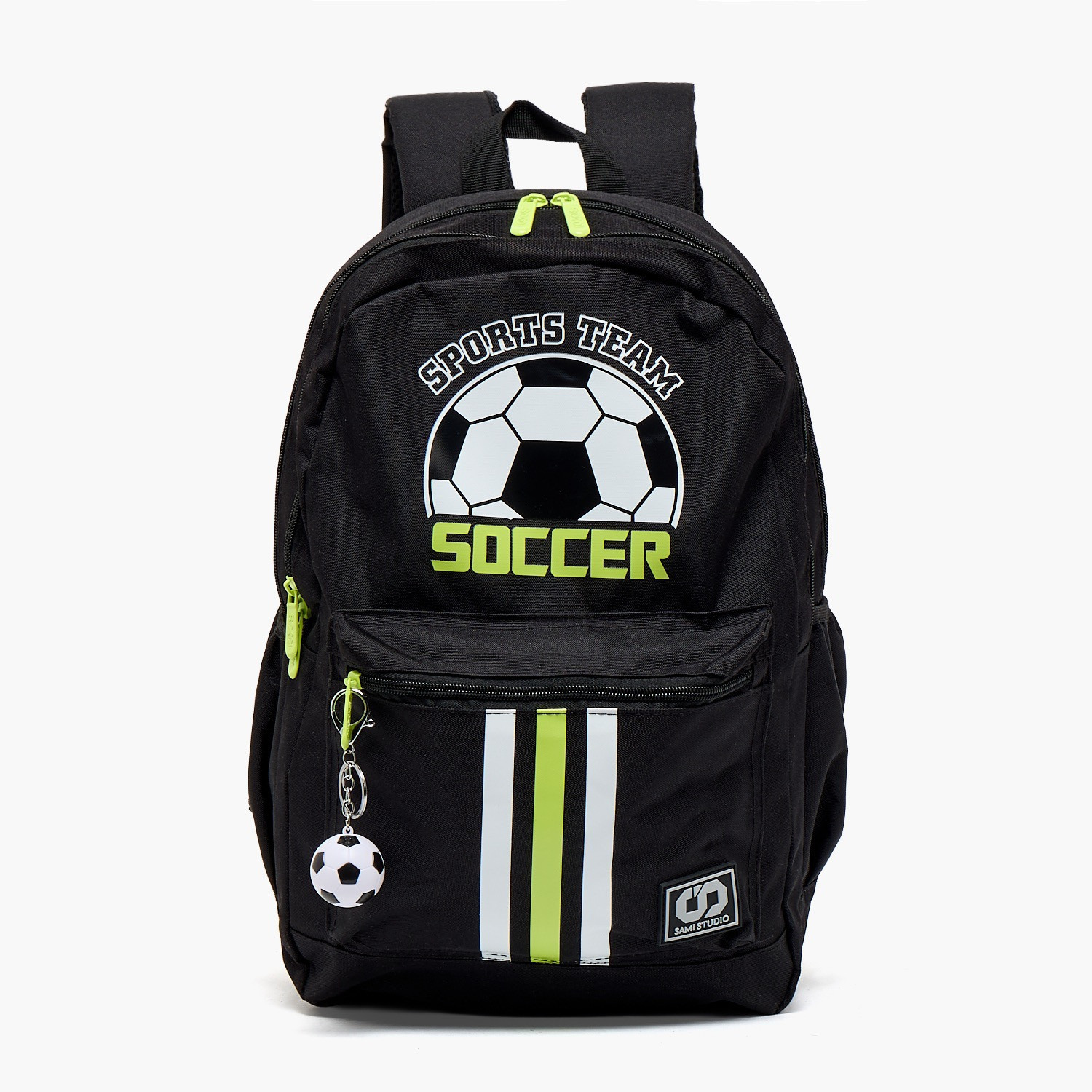 SAMI STUDIO Football Print Backpack for Boys 8-13 Years with Padded Shoulder Straps - 17 inches-school-bagsandbackpacks-backpacks-image-1