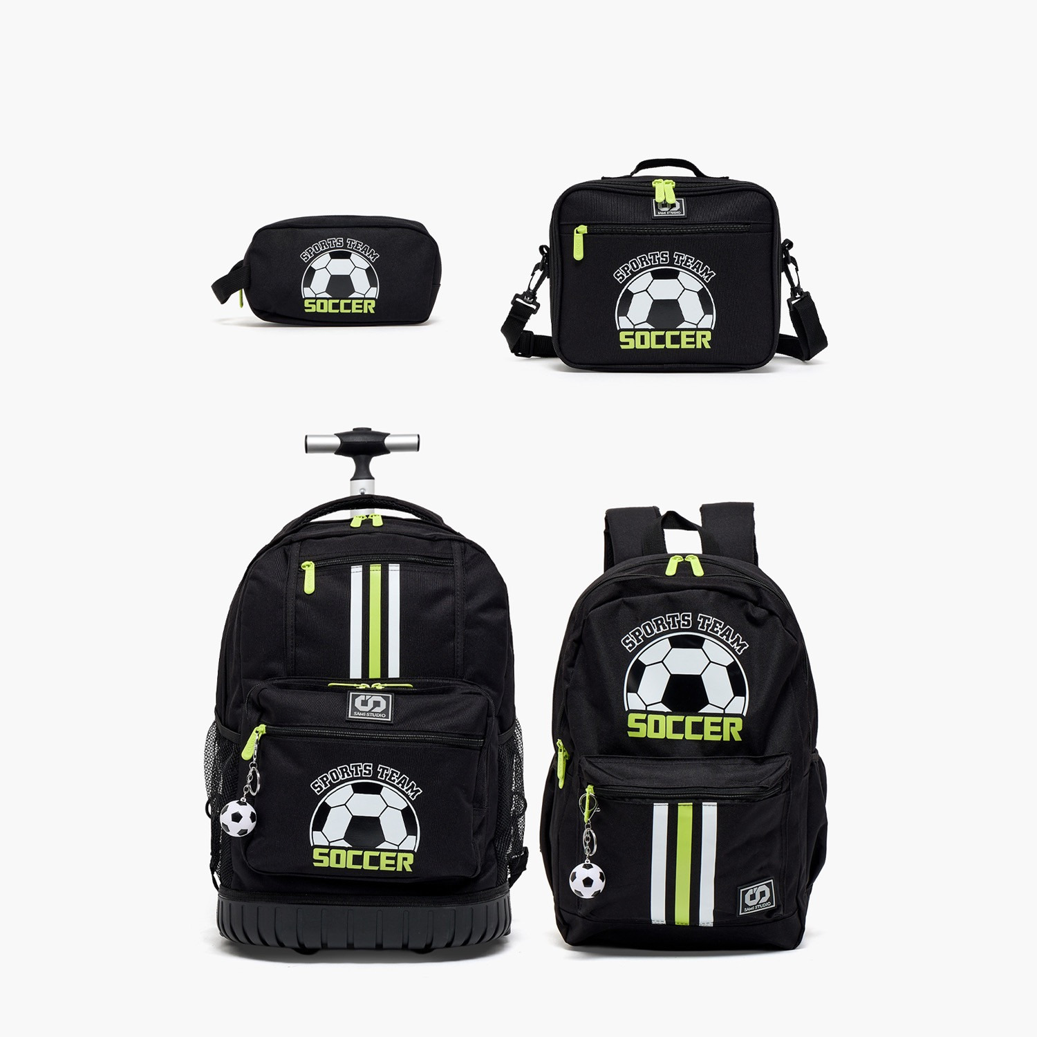 SAMI STUDIO Football Print Backpack for Boys 8-13 Years with Padded Shoulder Straps - 17 inches-school-bagsandbackpacks-backpacks-image-10