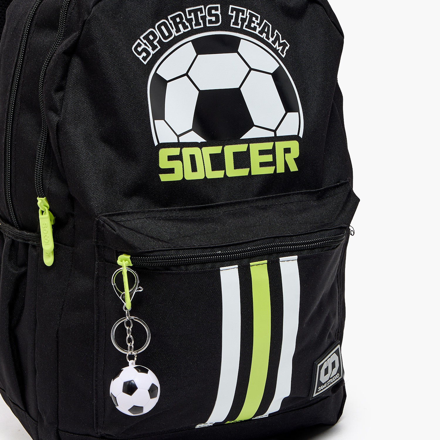 SAMI STUDIO Football Print Backpack for Boys 8-13 Years with Padded Shoulder Straps - 17 inches-school-bagsandbackpacks-backpacks-image-3