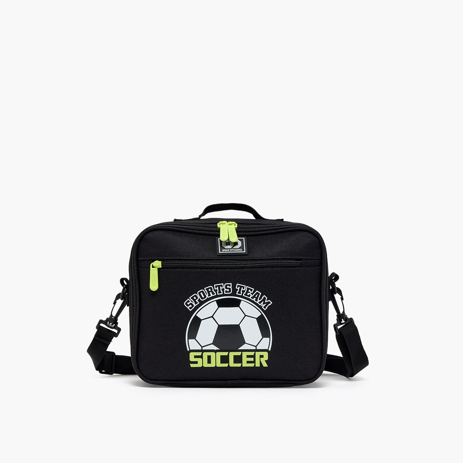SAMI STUDIO Football Print Lunch Bag for Boys 8-13 Years with Detachable Strap-school-lunchessentials-lunchbags-image-1
