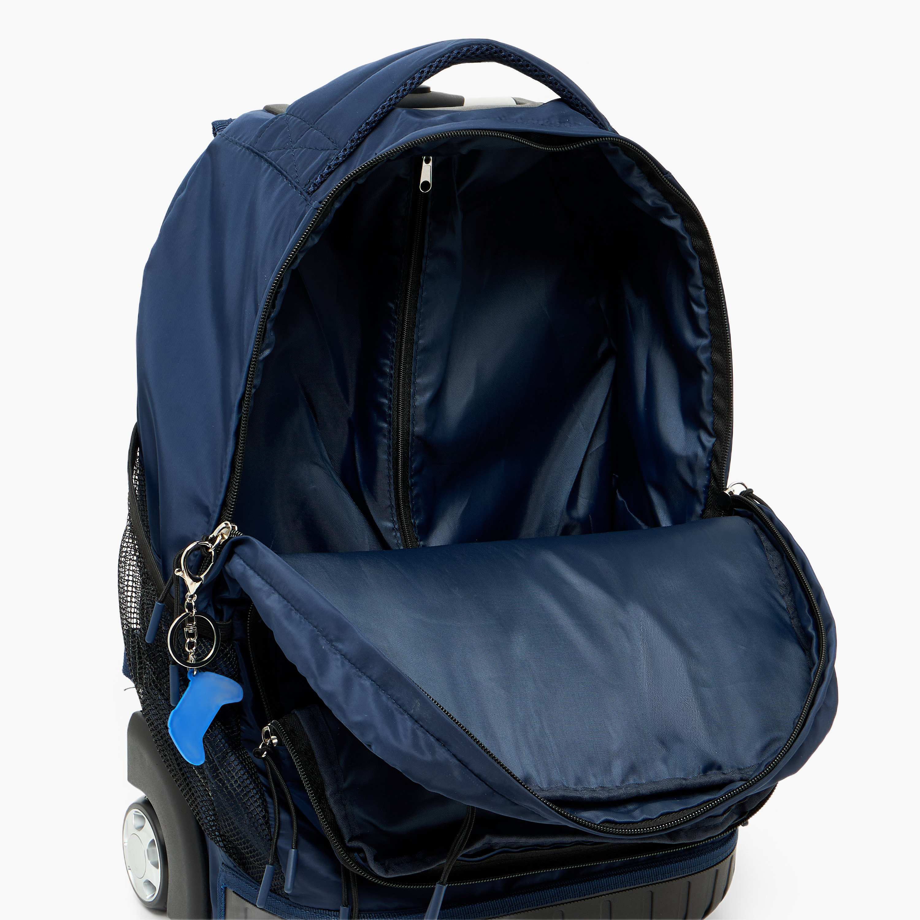 SAMI STUDIO Rubik's Print Trolley Bag for Boys 8-13 Years with Retractable Handle - 17 inches-school-bagsandbackpacks-trolleybags-image-5