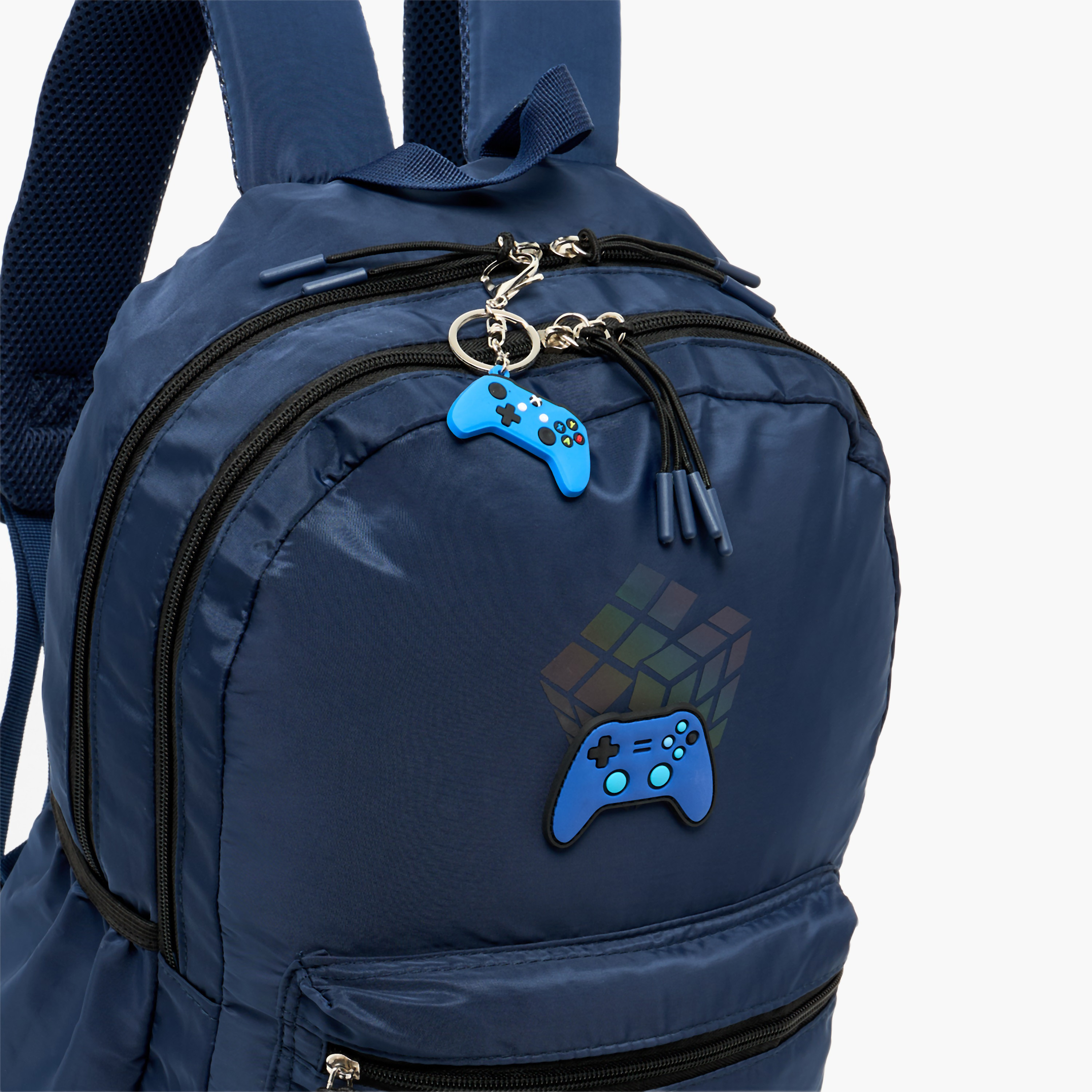 SAMI STUDIO Controller Accent Backpack for Boys 8-13 Years with Padded Shoulder Straps - 17 inches-school-bagsandbackpacks-backpacks-image-2