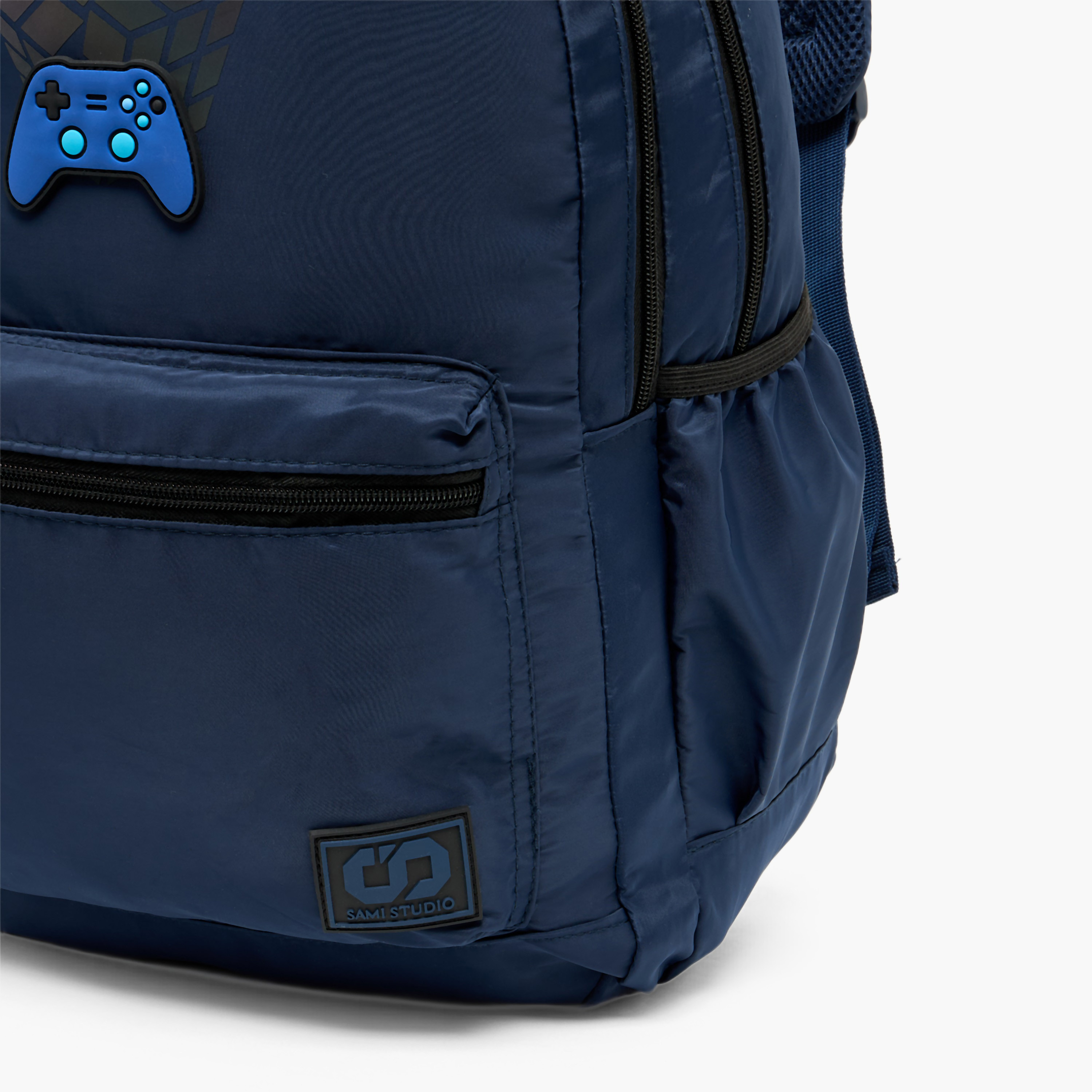 SAMI STUDIO Controller Accent Backpack for Boys 8-13 Years with Padded Shoulder Straps - 17 inches-school-bagsandbackpacks-backpacks-image-3