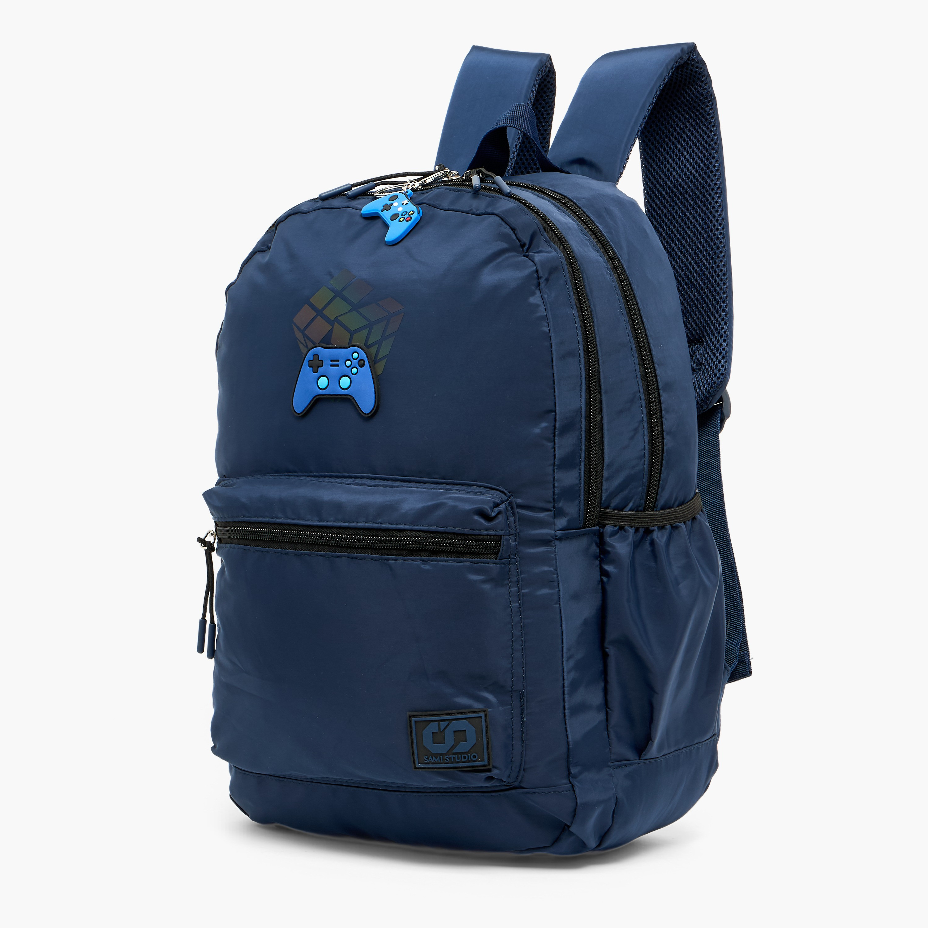 SAMI STUDIO Controller Accent Backpack for Boys 8-13 Years with Padded Shoulder Straps - 17 inches-school-bagsandbackpacks-backpacks-image-5
