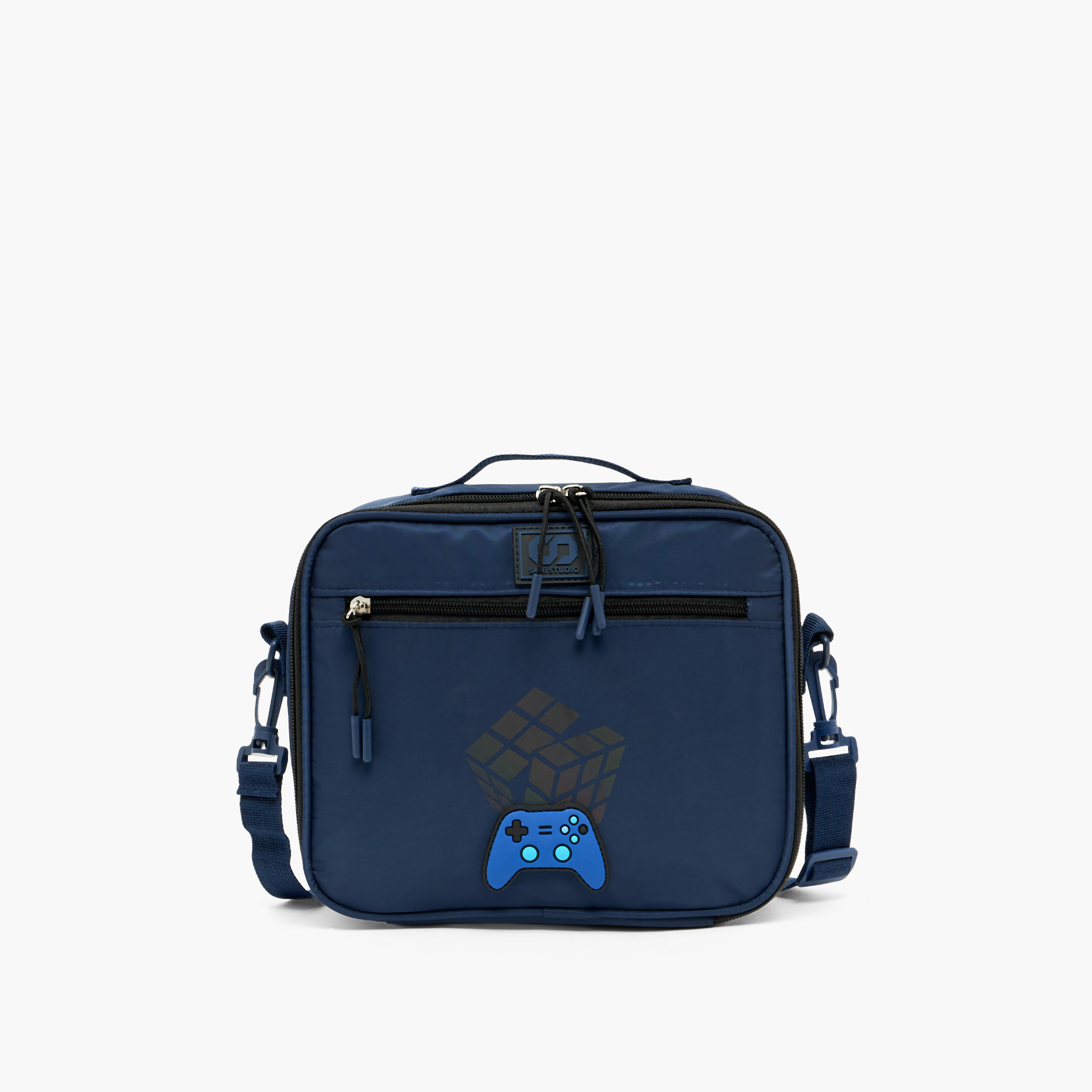 SAMI STUDIO Game Controller Accent Lunch Bag for Boys 8-13 Years with Detachable Strap-school-lunchessentials-lunchbags-image-1