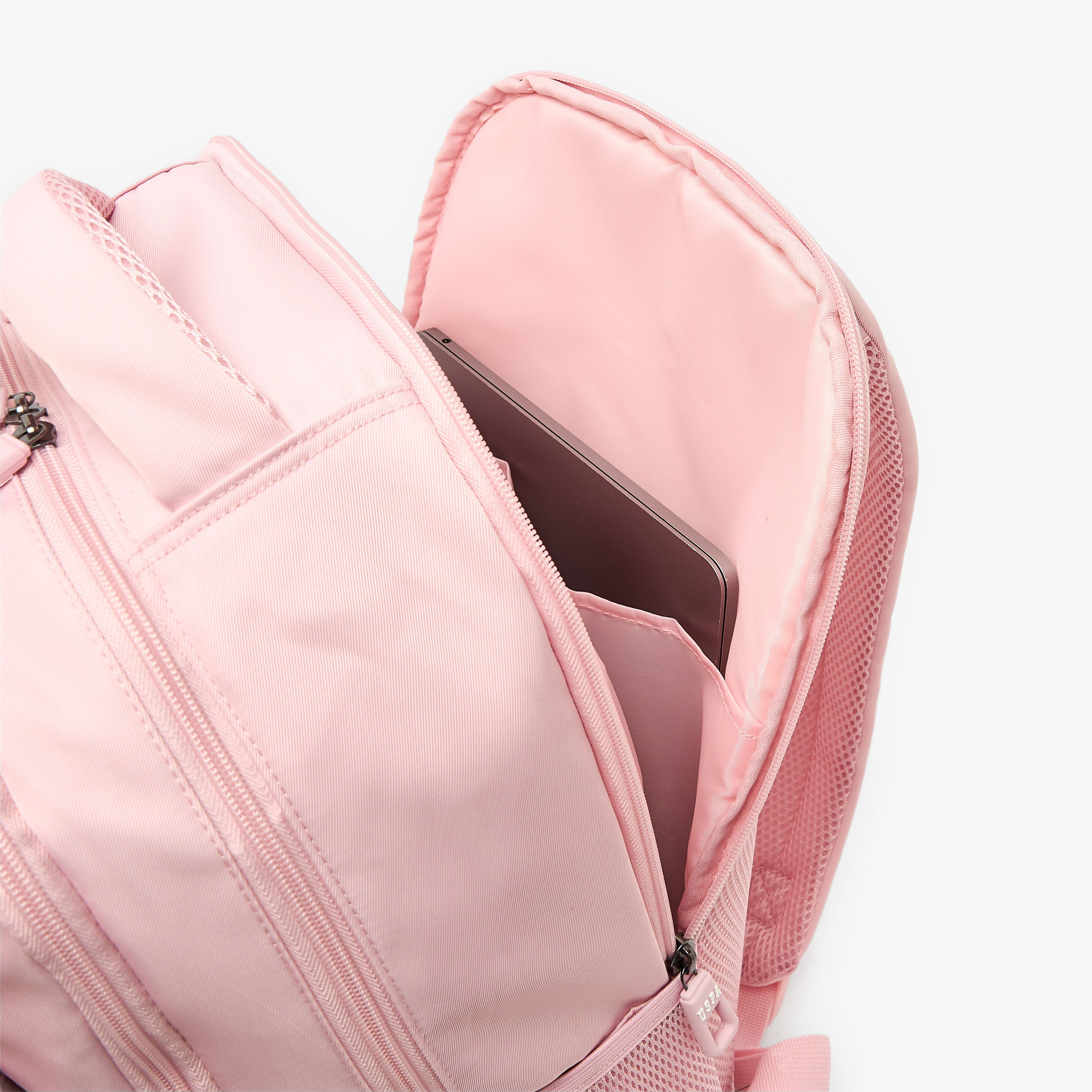 شنطة ظهر للبنات 8-13 سنة بطبعات مع مقلمة من يو إس بولو - 18 بوصة-school-bagsandbackpacks-backpacks-image-5