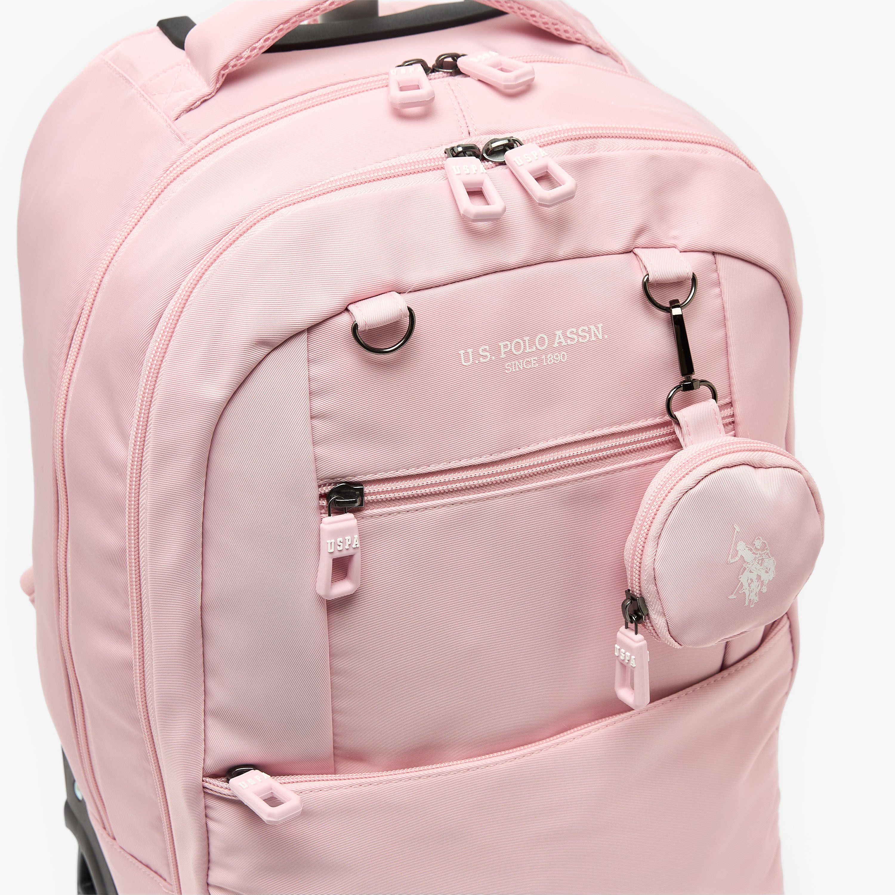 US POLO ASSN. Printed Trolley Backpack for Girls 8-13 Years with Pouch - 19 cms-school-bagsandbackpacks-trolleybags-image-5