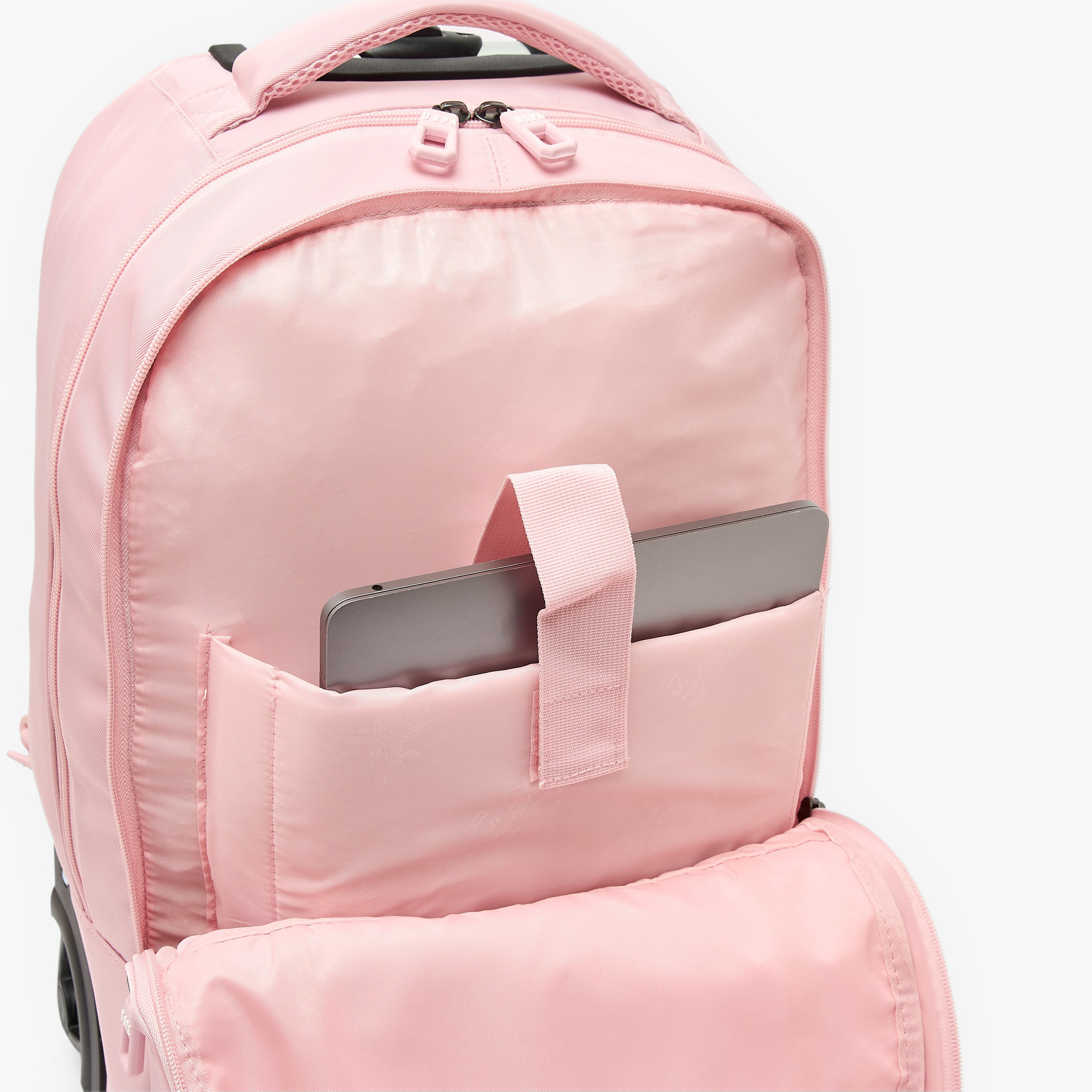 US POLO ASSN. Printed Trolley Backpack for Girls 8-13 Years with Pouch - 19 cms-school-bagsandbackpacks-trolleybags-image-7