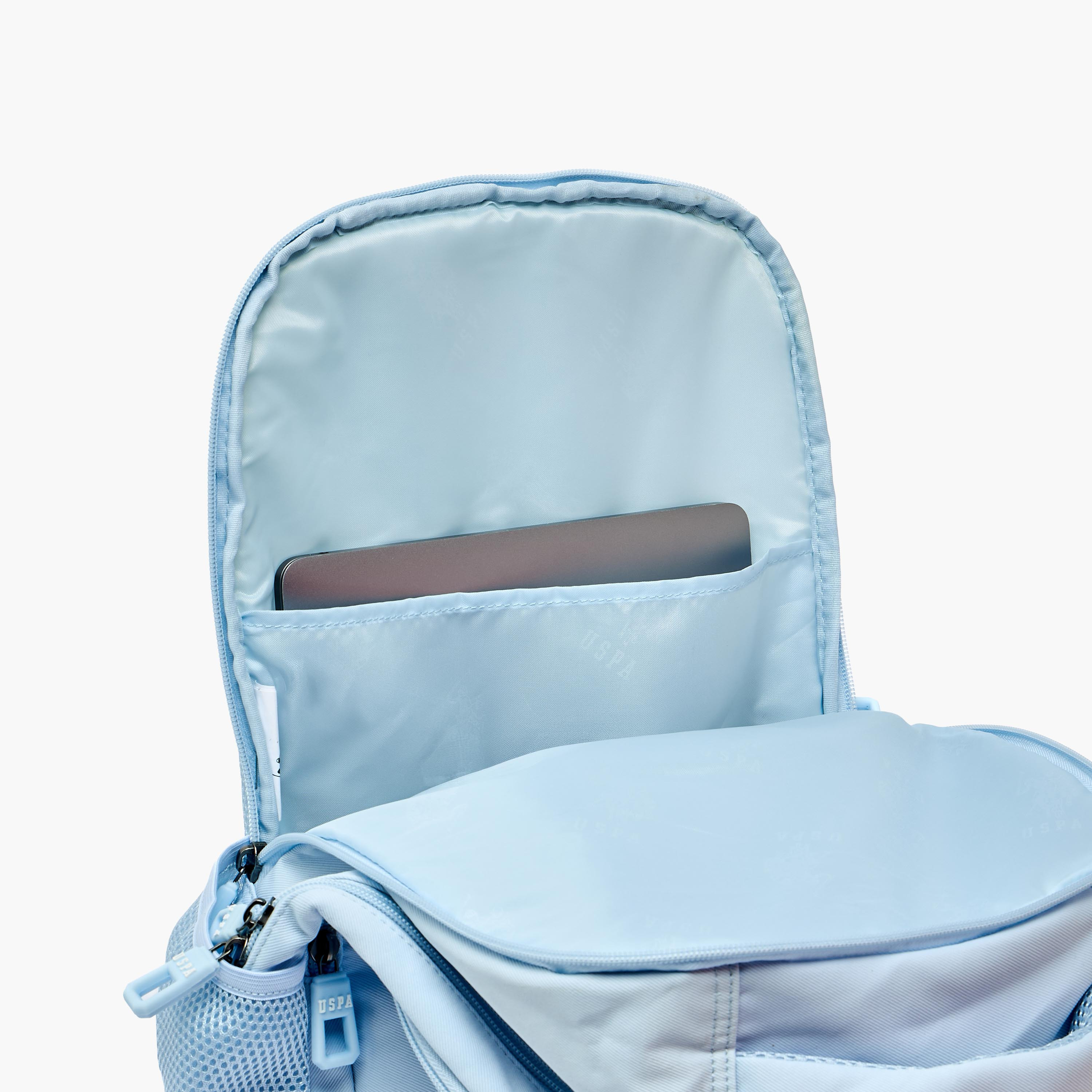 شنطة ظهر سادة بأحزمة كتف مبطنة للبنات من سن 8 -13 سنة من يو إس بولو أسن - 18 بوصة-school-bagsandbackpacks-backpacks-image-5