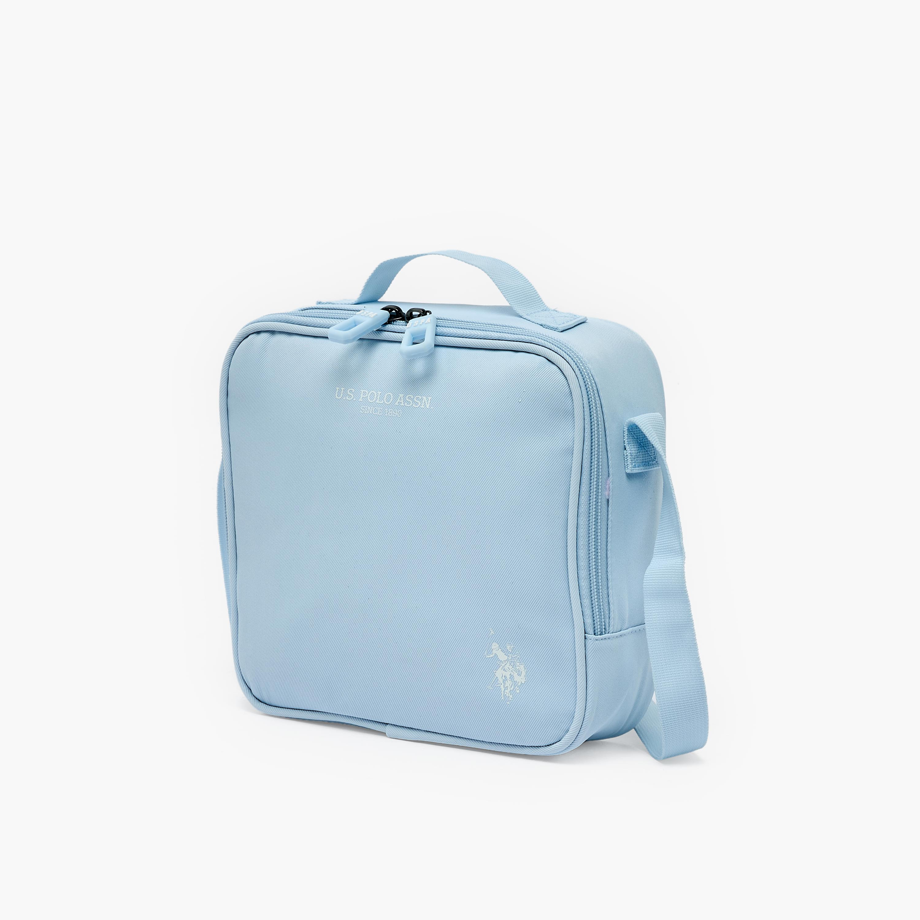 US POLO ASSN. Solid Lunch Bag for Girls 8-13 Years with Adjustable Strap-school-lunchessentials-lunchbags-image-2