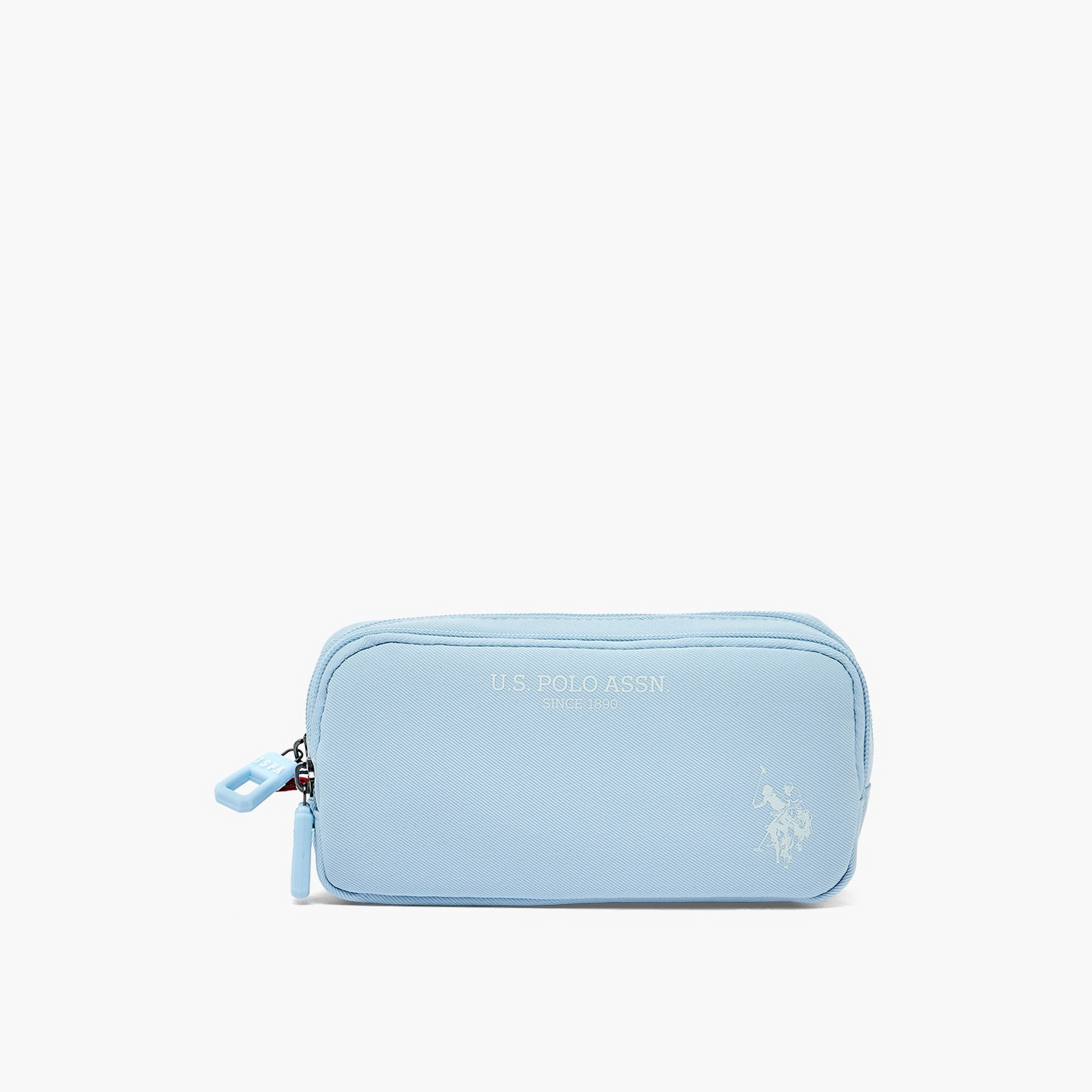 مقلمة بقسمين وطبعات شعار من يو إس بولو أسن-school-stationery-pencilcases-image-1