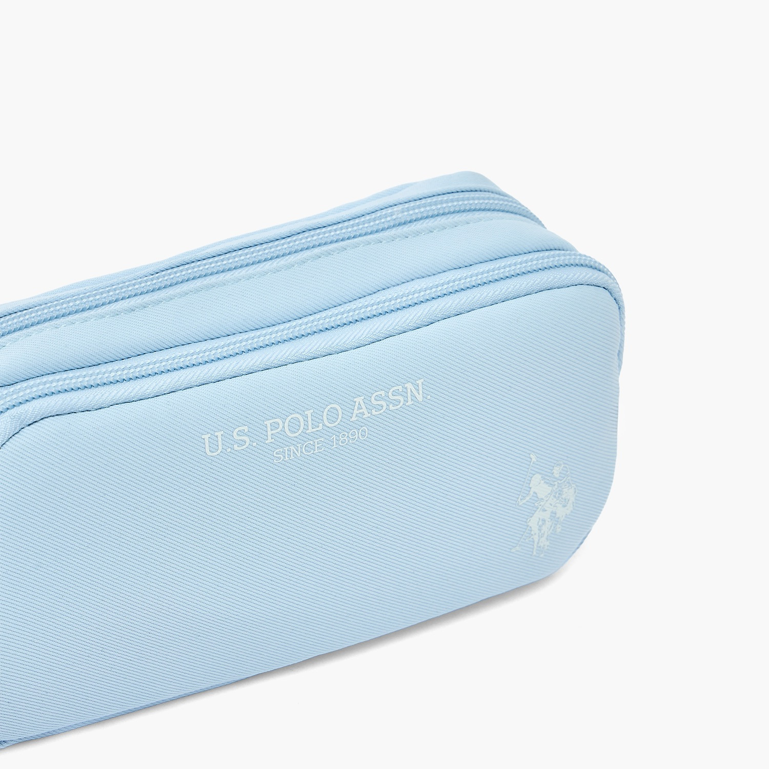 مقلمة بقسمين وطبعات شعار من يو إس بولو أسن-school-stationery-pencilcases-image-5