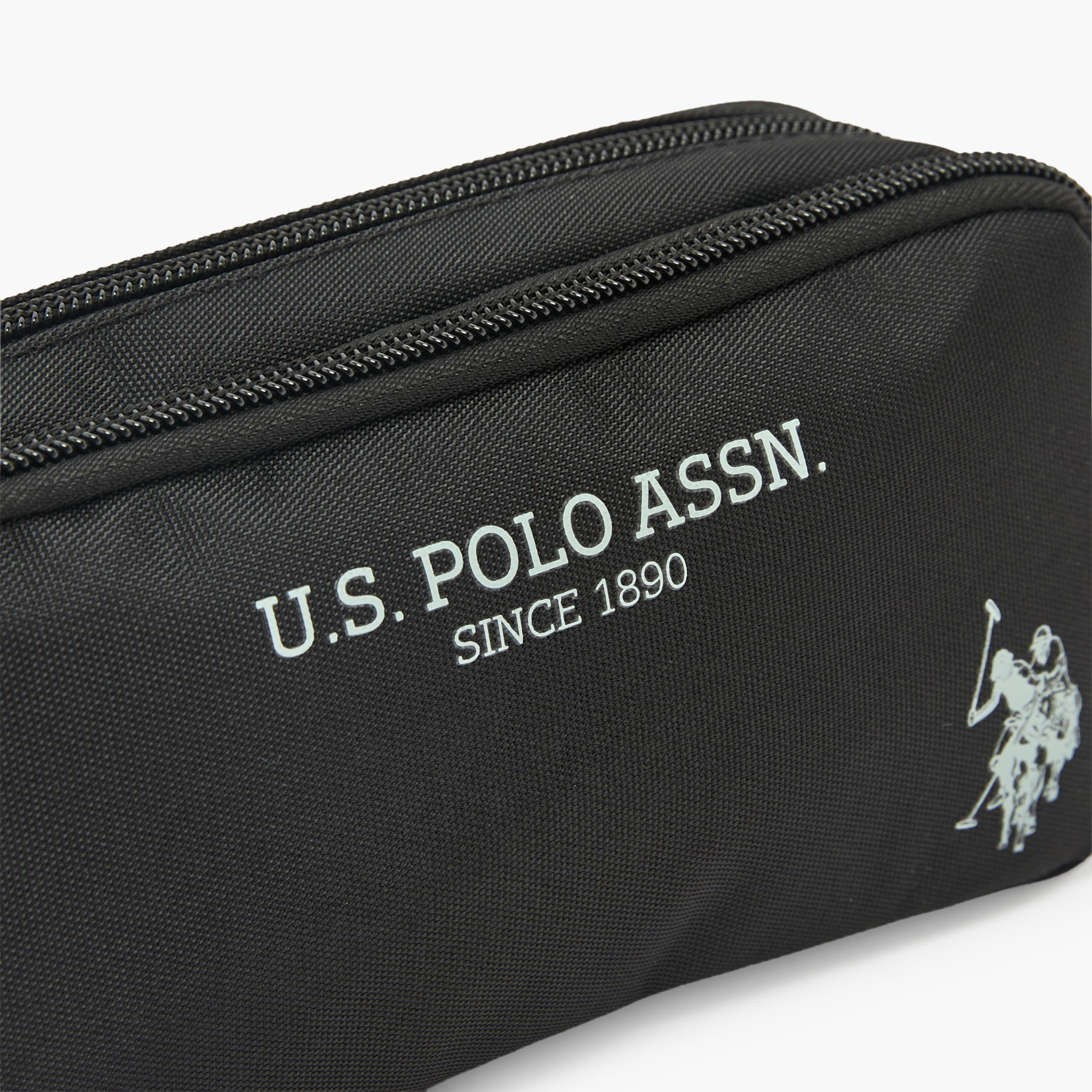 مقلمة بسحاب إغلاق وطبعات الشعار من يو إس بولو أسن-school-stationery-pencilcases-image-5